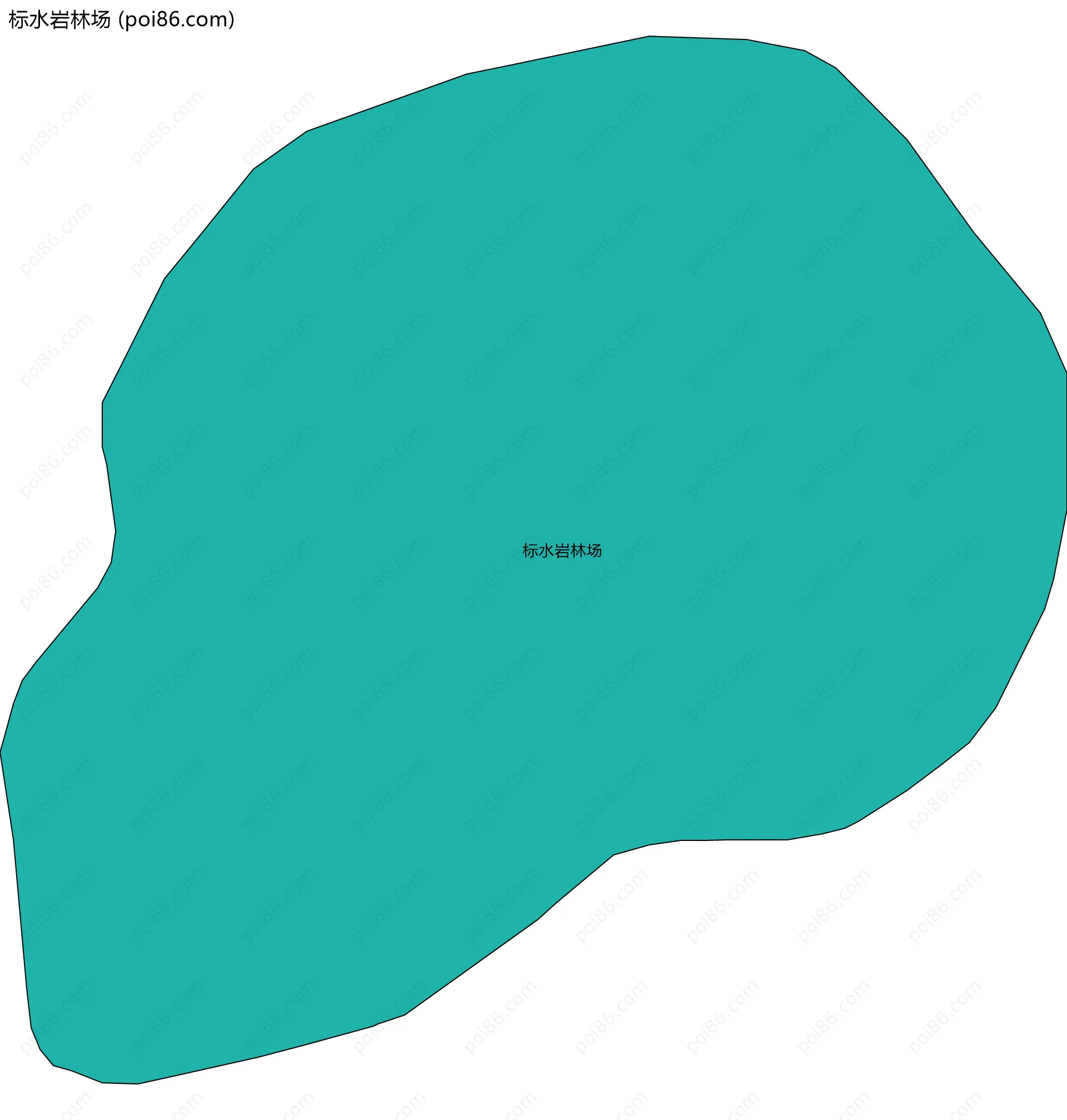 标水岩林场边界地图