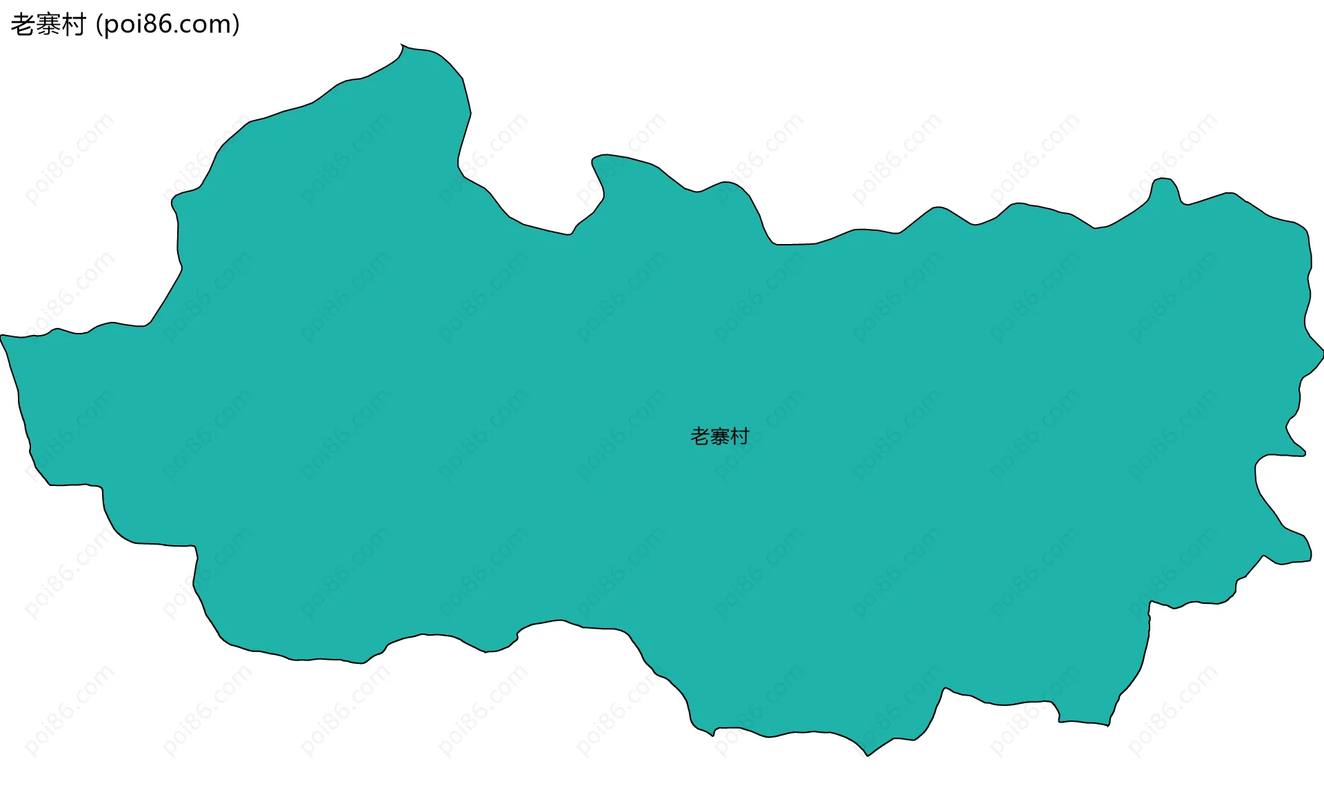 老寨村边界地图