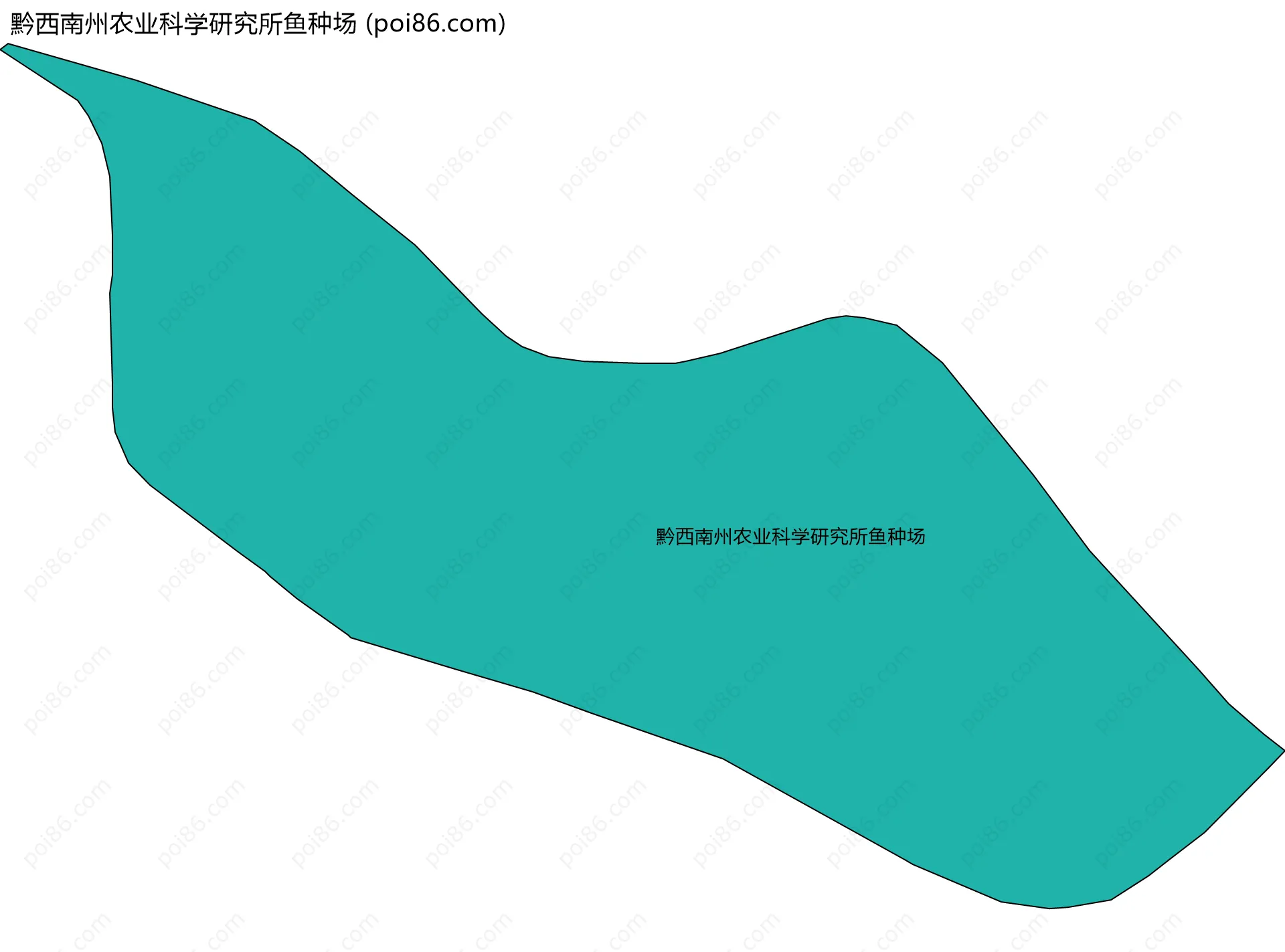 黔西南州农业科学研究所鱼种场边界地图