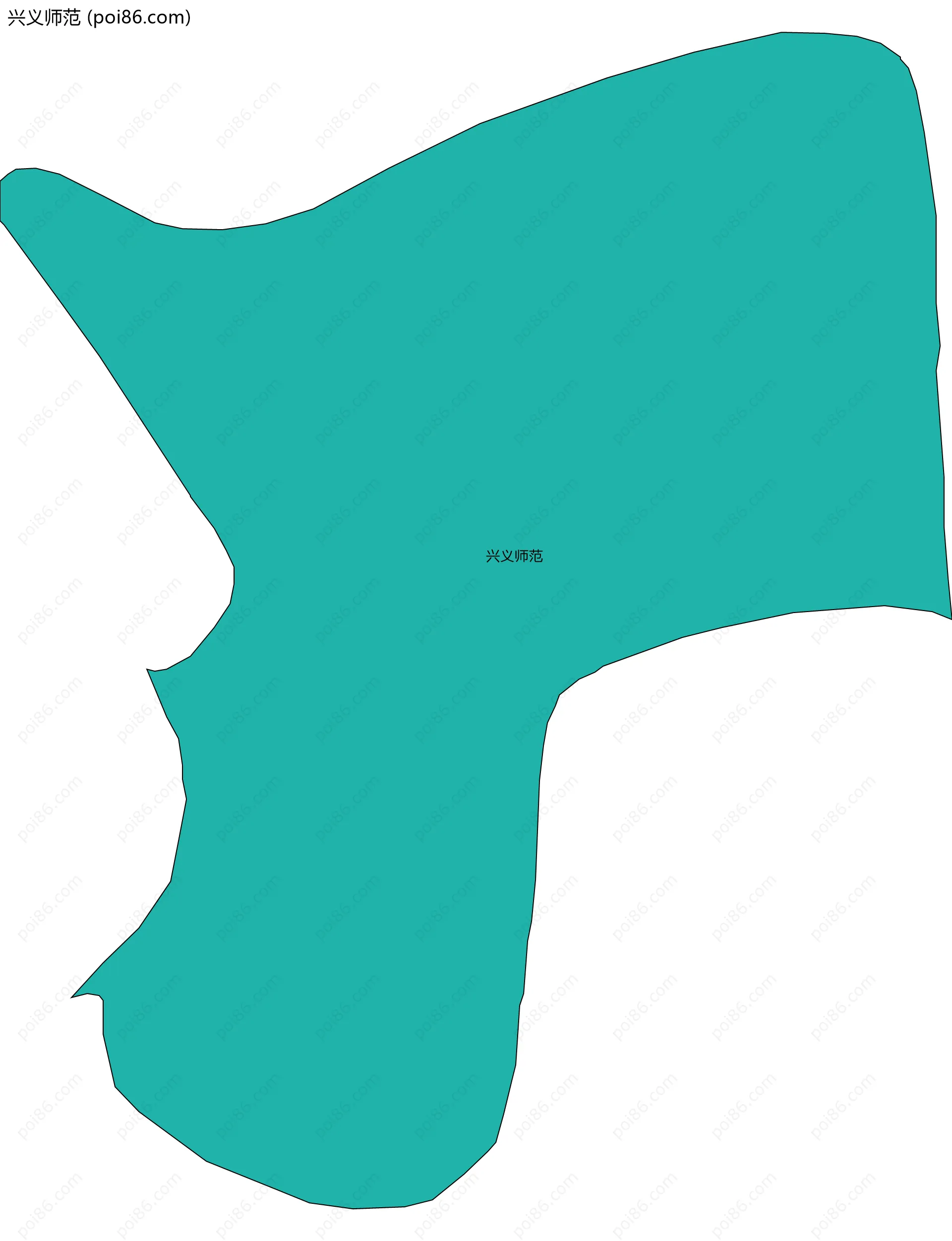 兴义师范边界地图