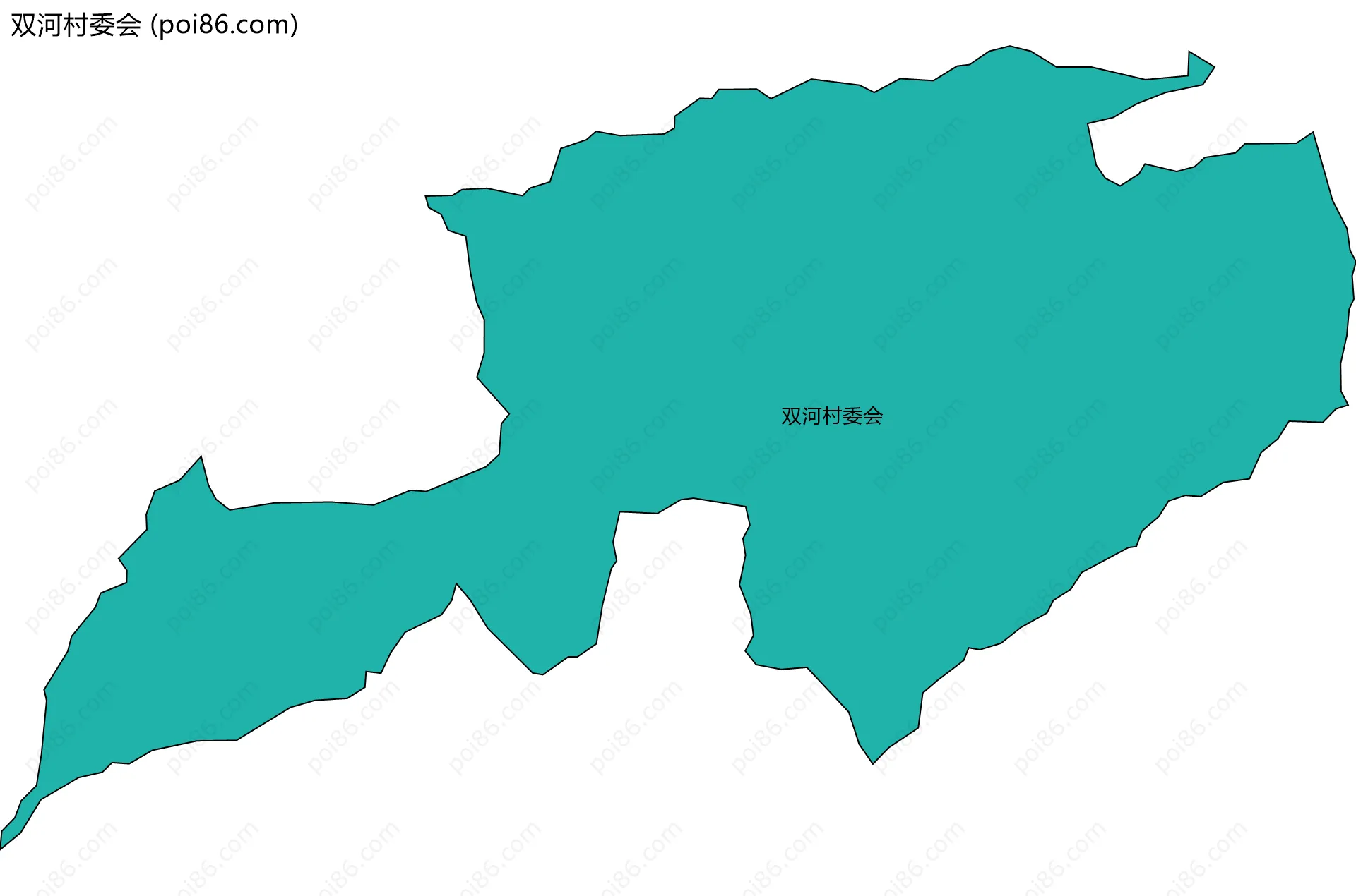 双河村委会边界地图