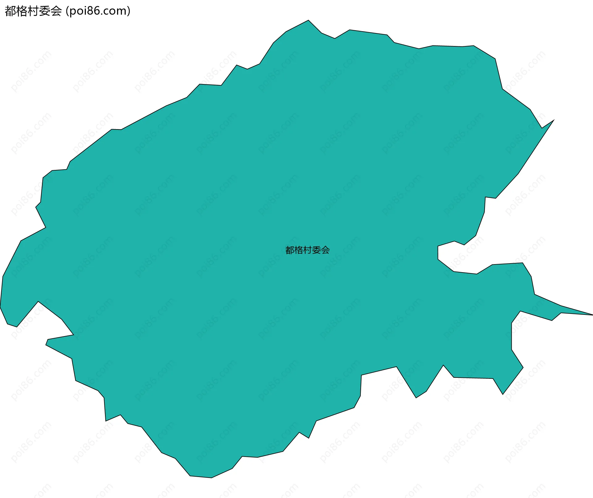 都格村委会边界地图