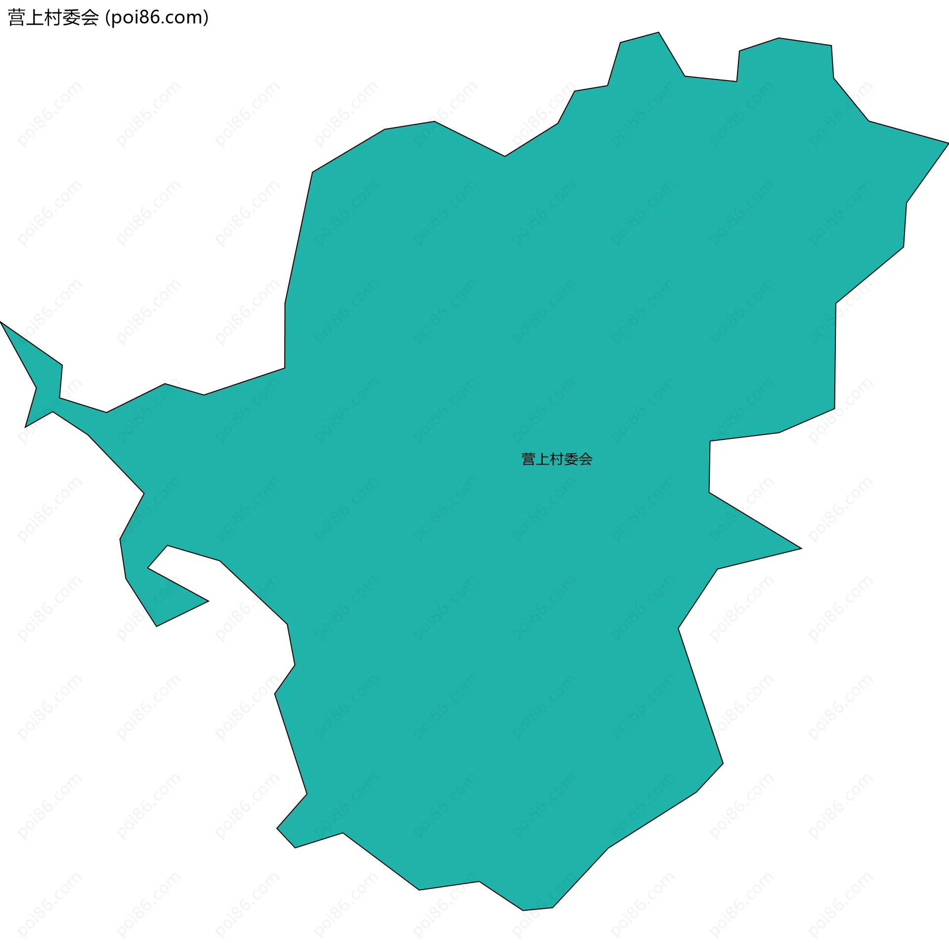 营上村委会边界地图