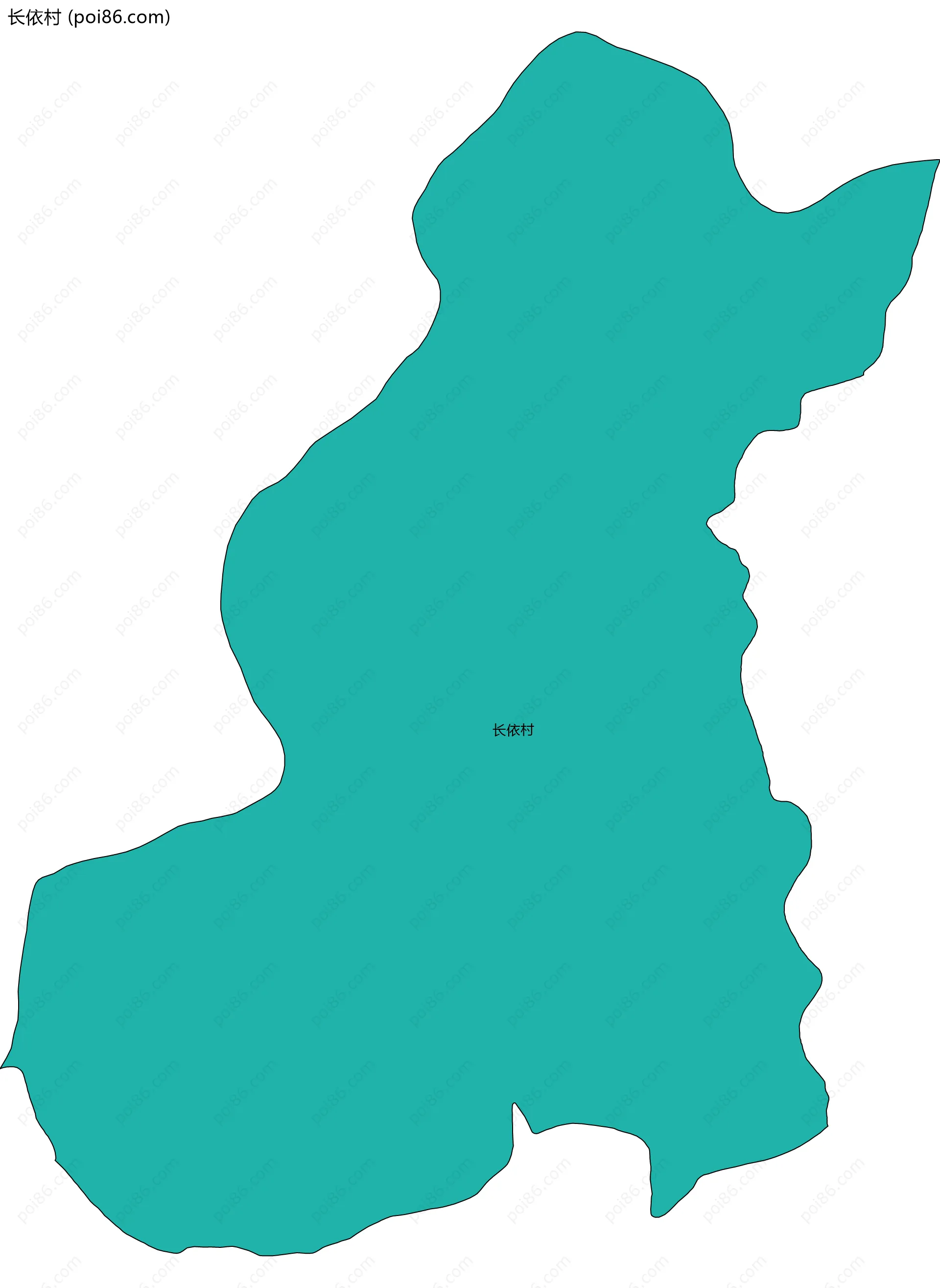 长依村边界地图