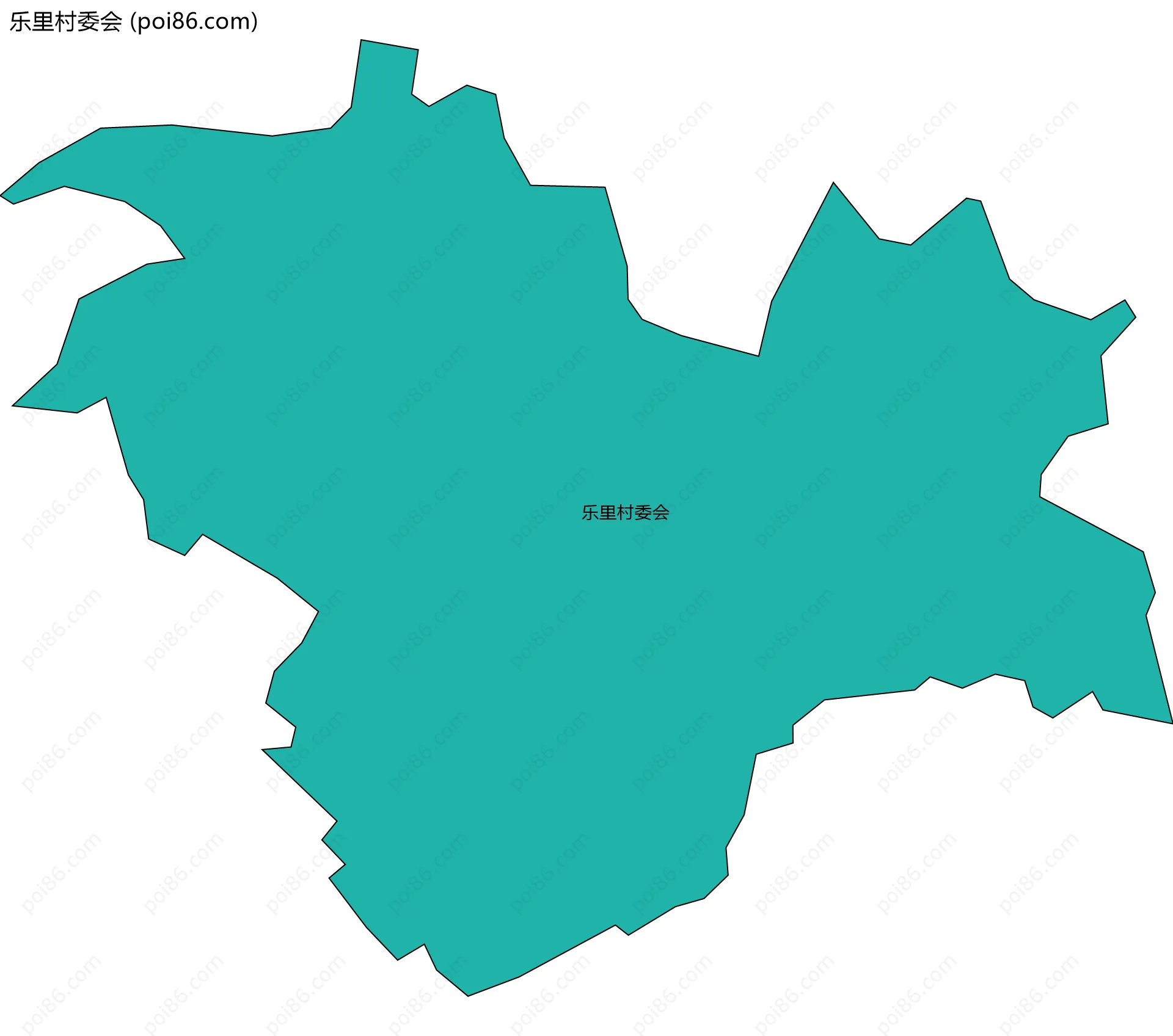 乐里村委会边界地图