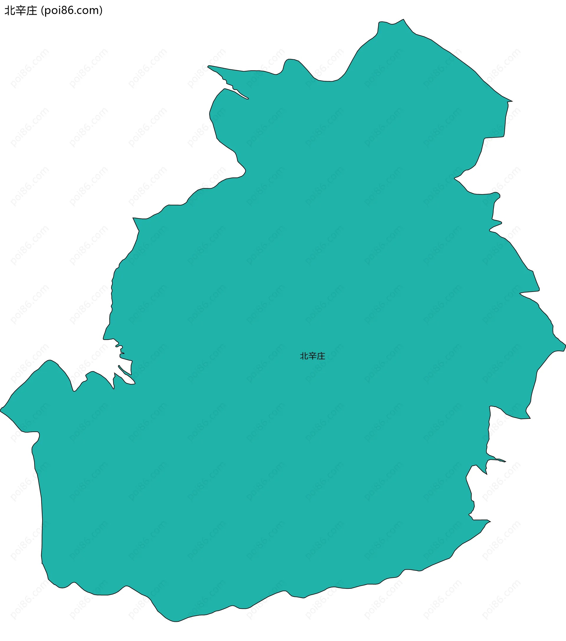 北辛庄边界地图