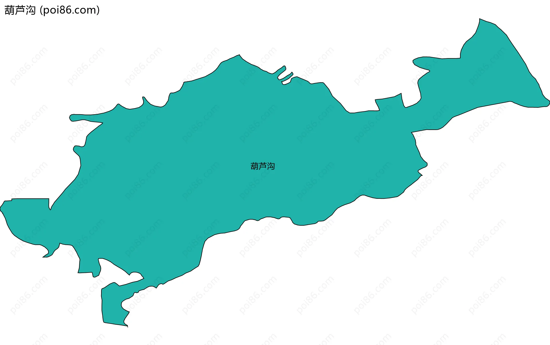 葫芦沟边界地图