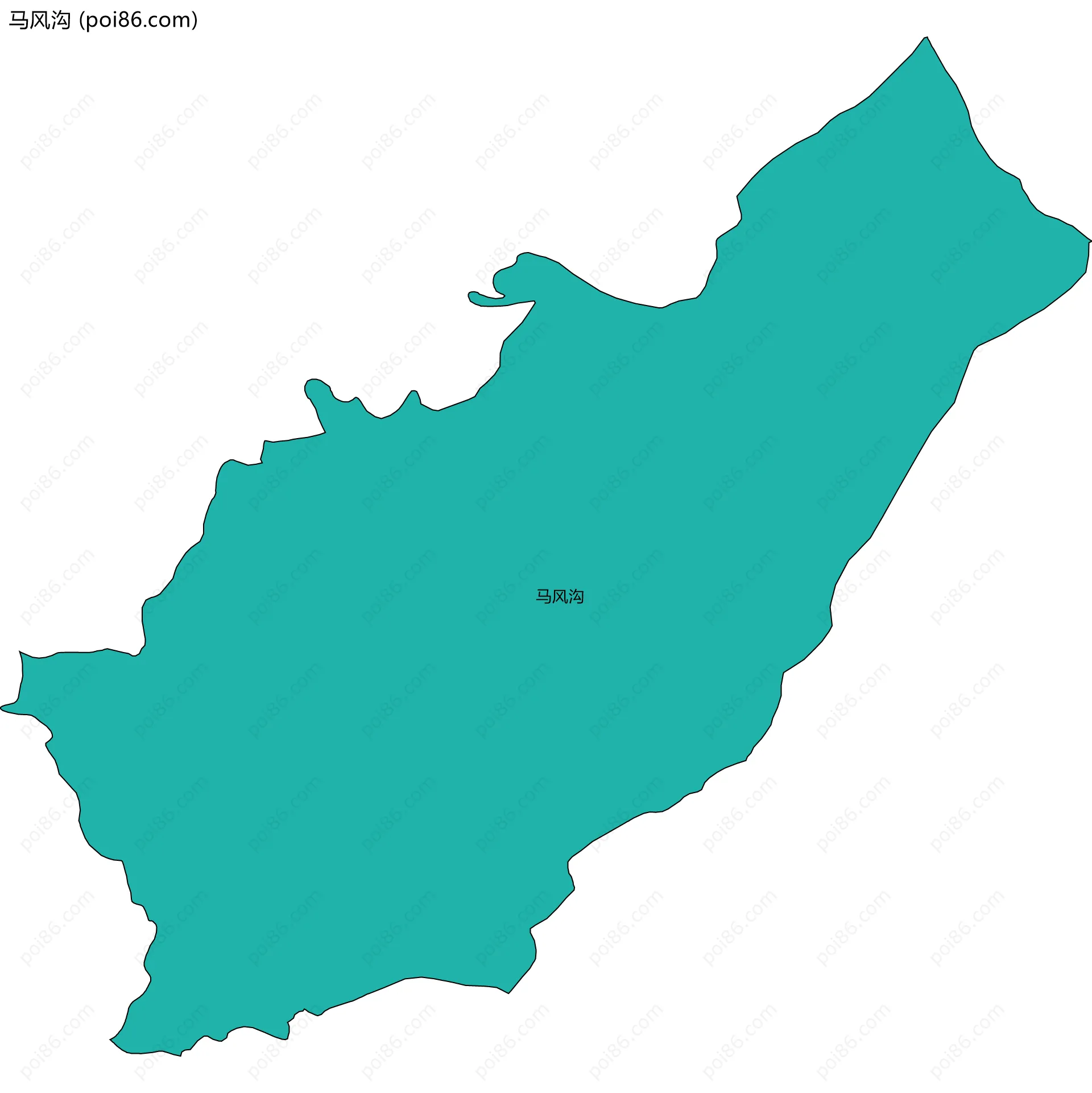 马风沟边界地图