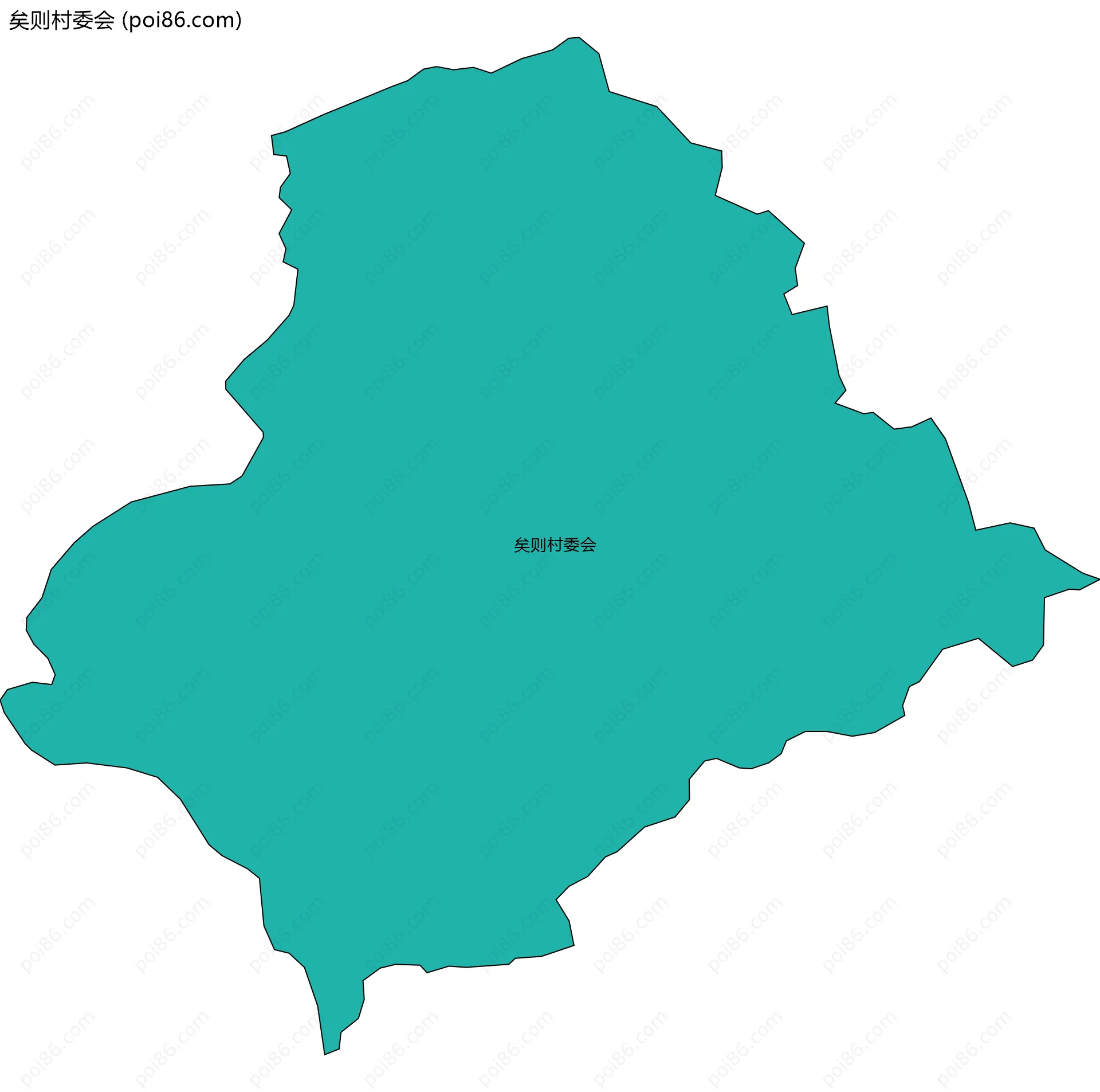 矣则村委会边界地图
