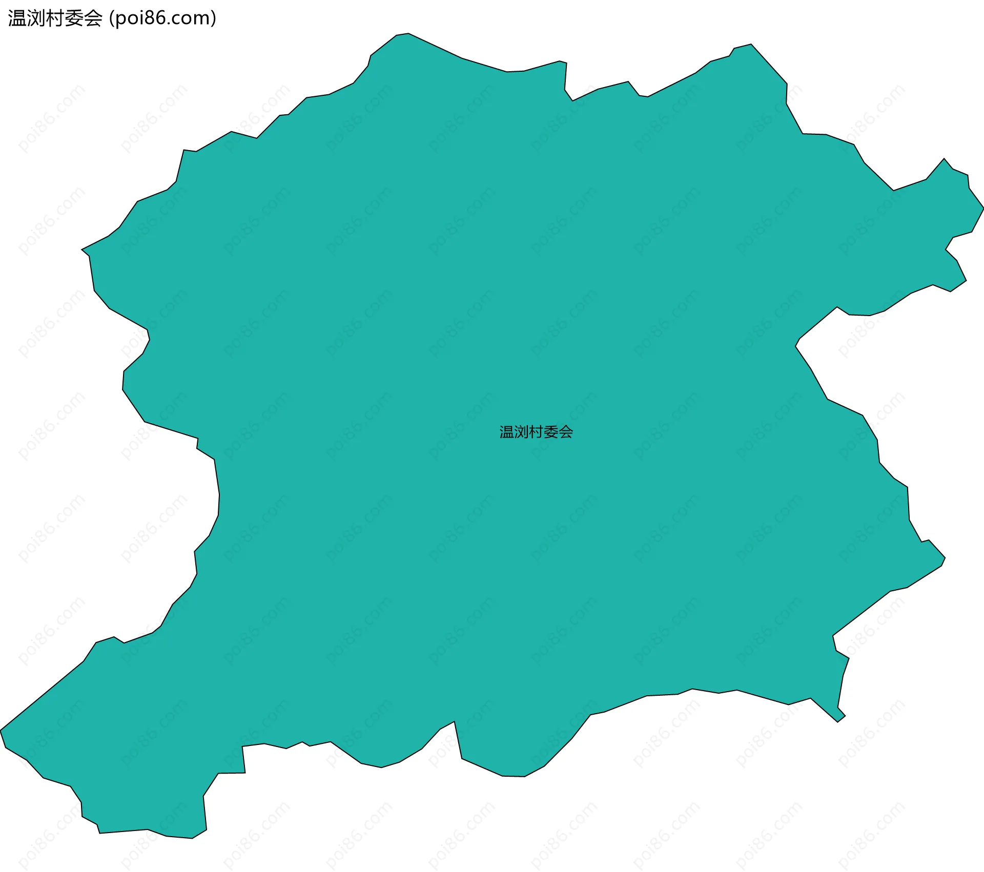 温浏村委会边界地图