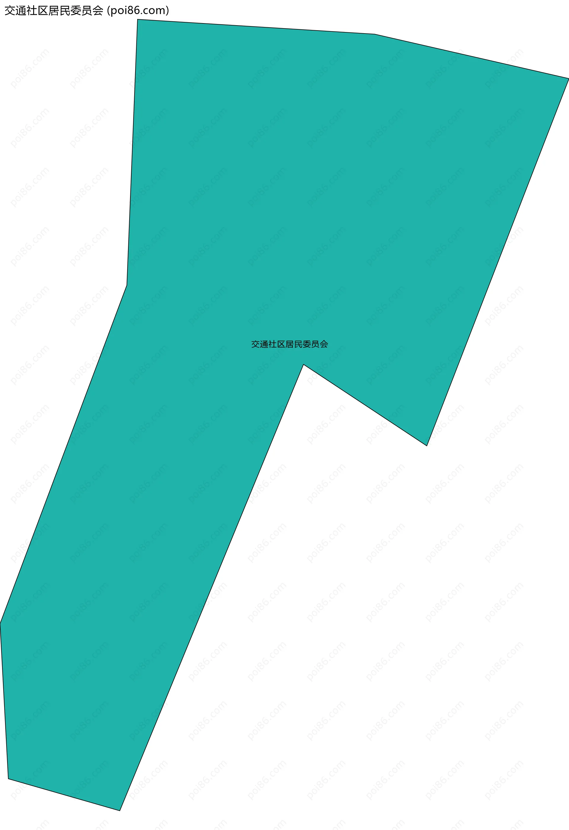 交通社区居民委员会边界地图