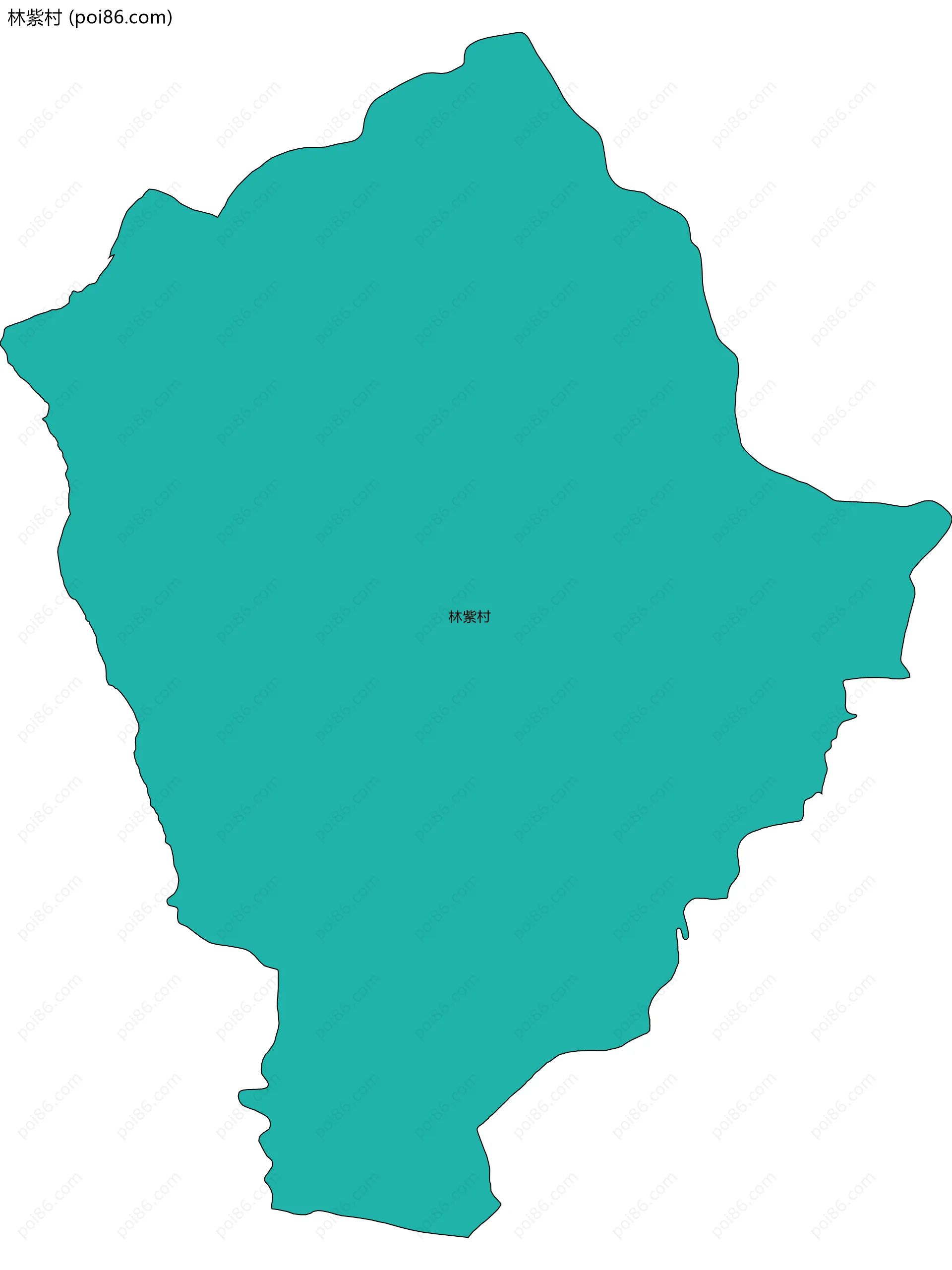 林紫村边界地图