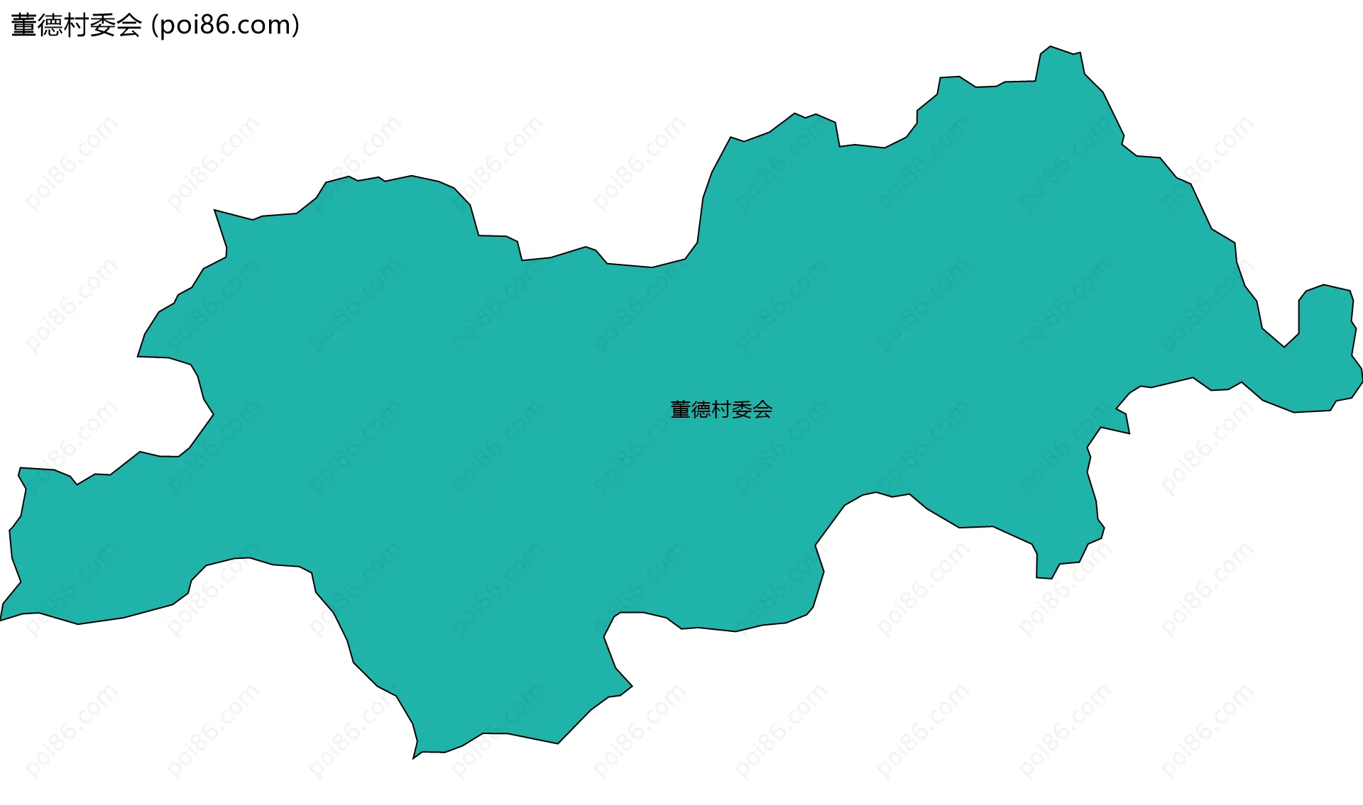 董德村委会边界地图