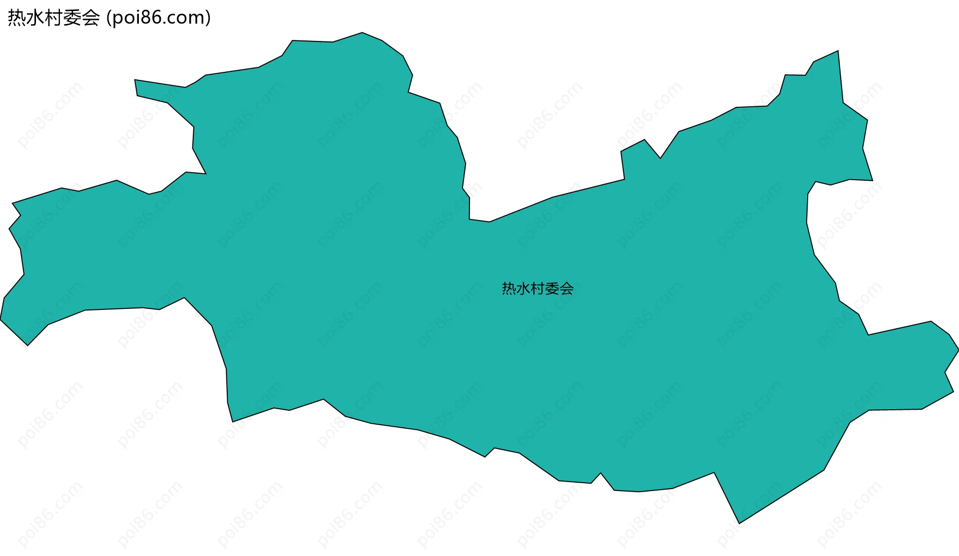 热水村委会边界地图
