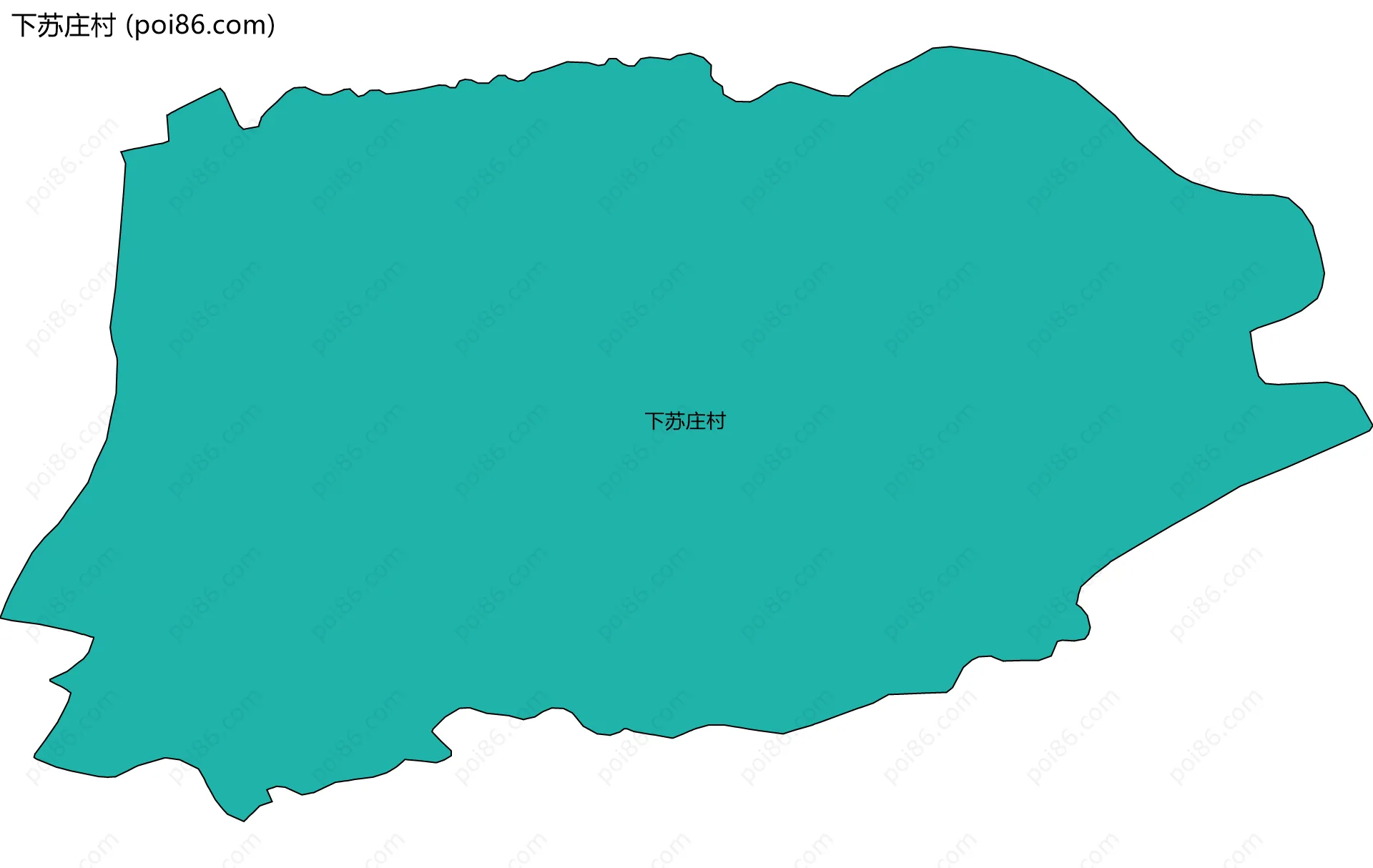 下苏庄村边界地图