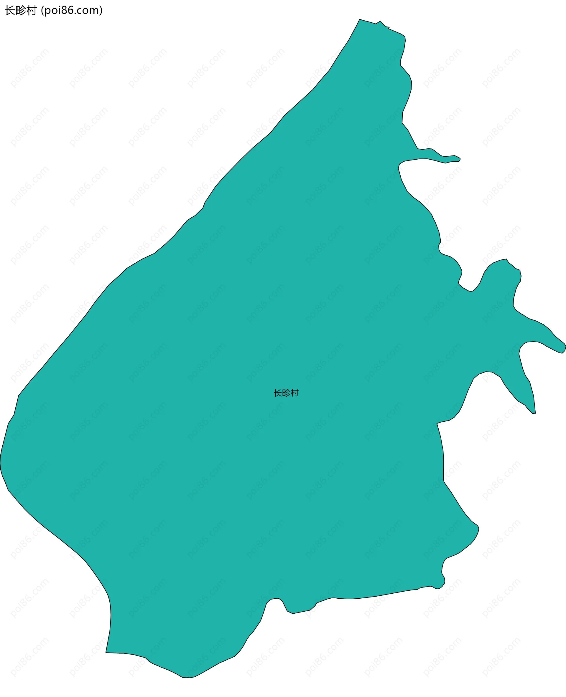 长畛村边界地图