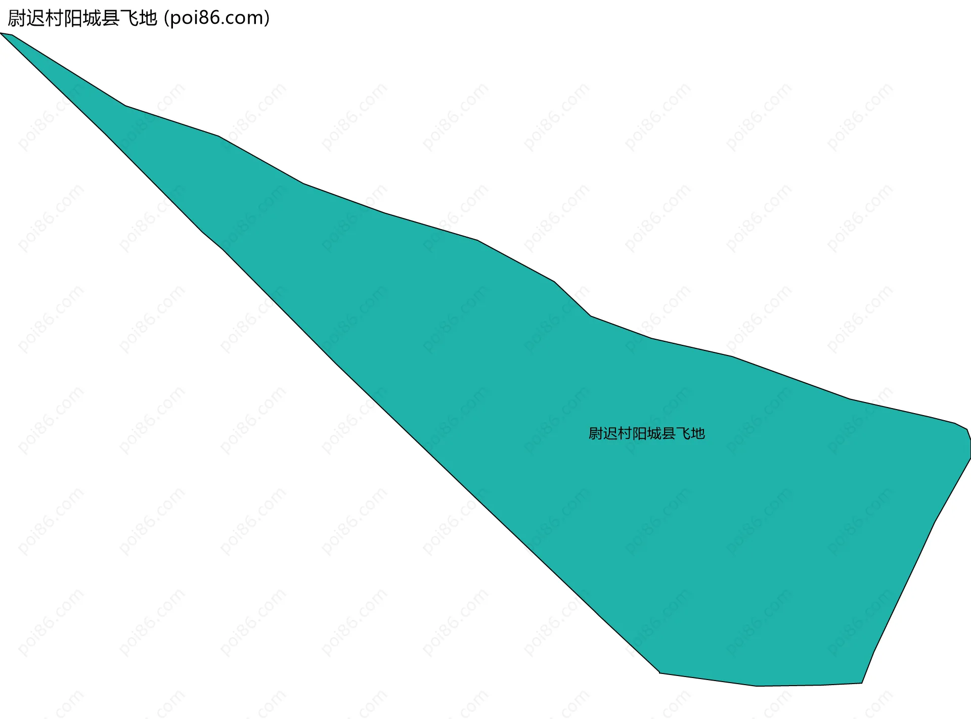 尉迟村阳城县飞地边界地图