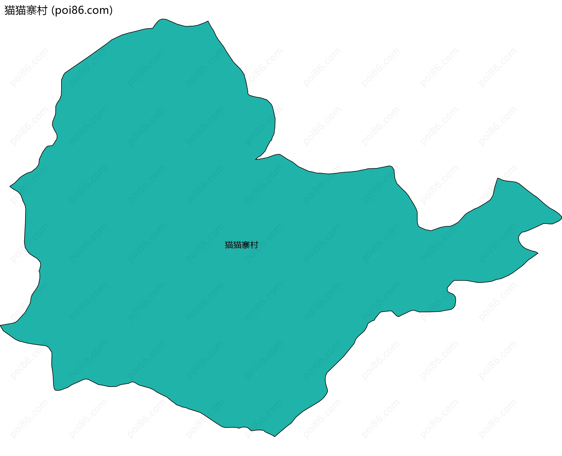 猫猫寨村边界地图