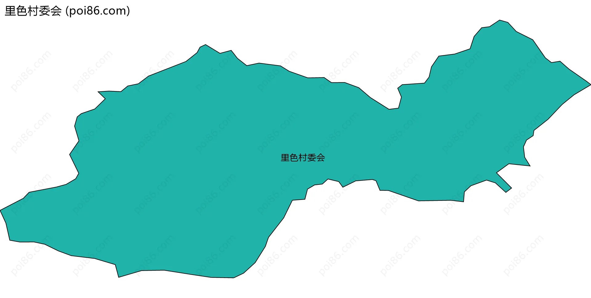 里色村委会边界地图