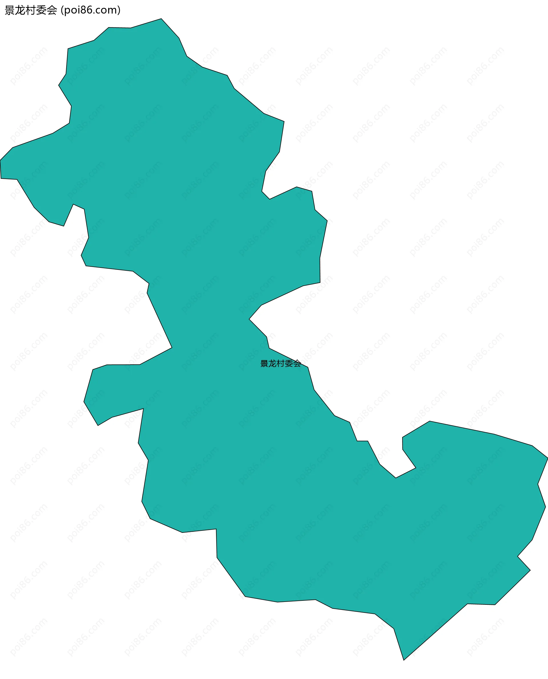 景龙村委会边界地图