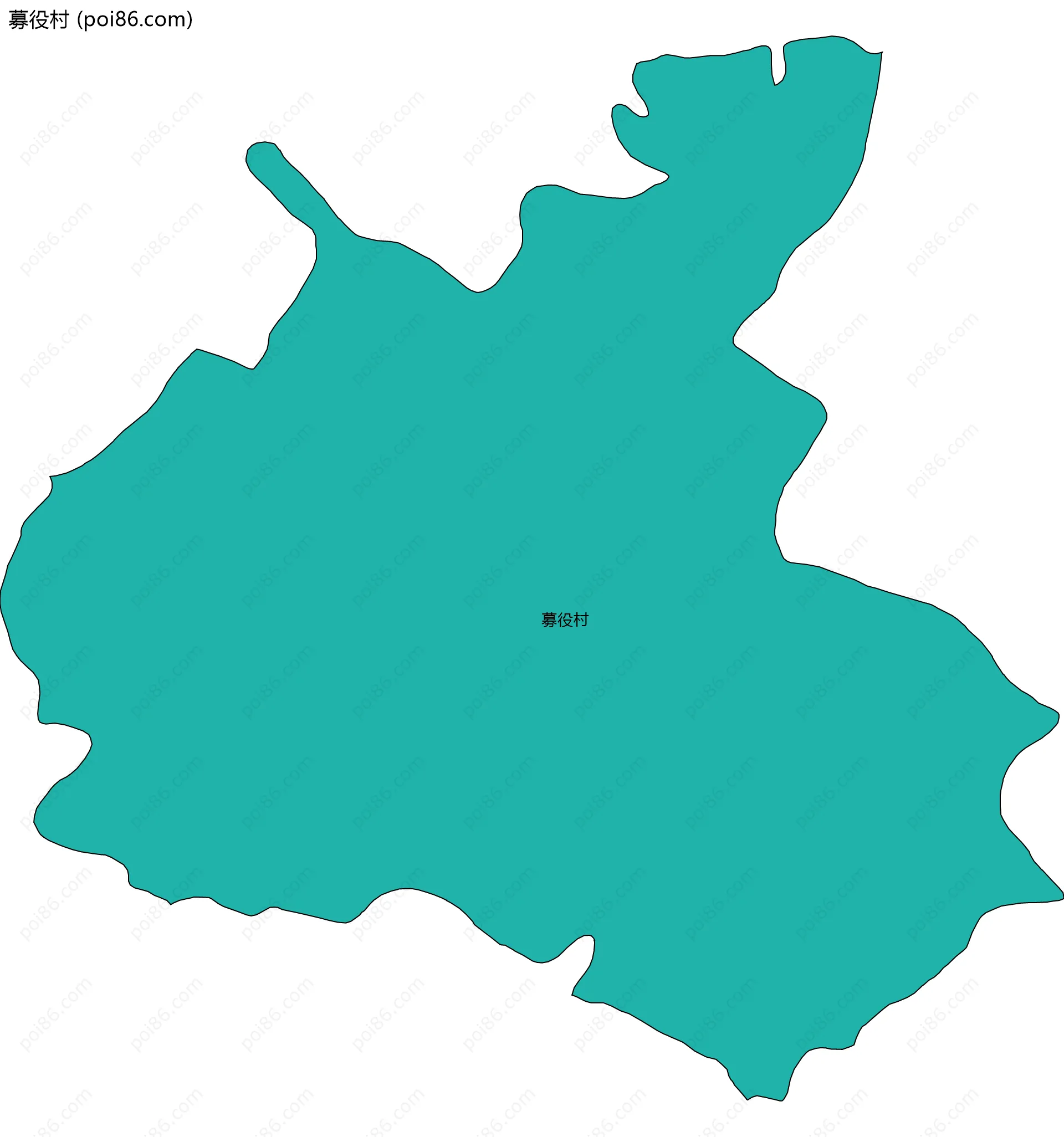 募役村边界地图