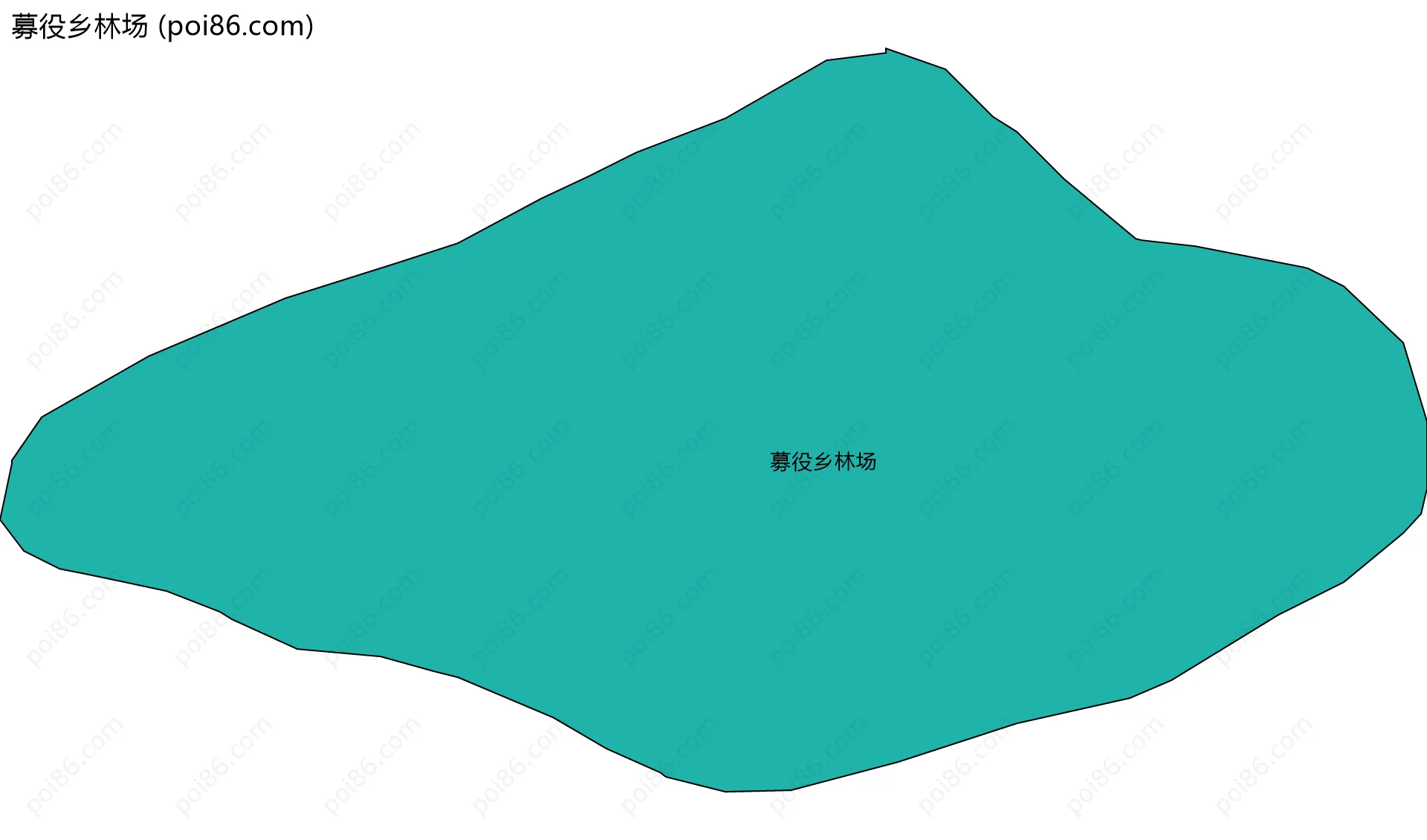 募役乡林场边界地图