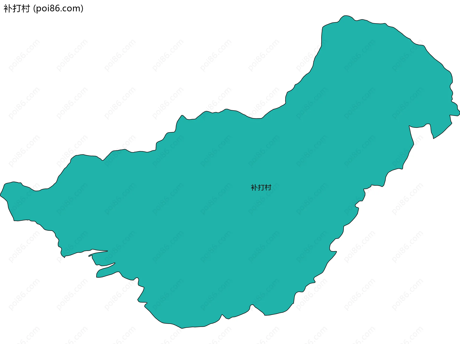 补打村边界地图