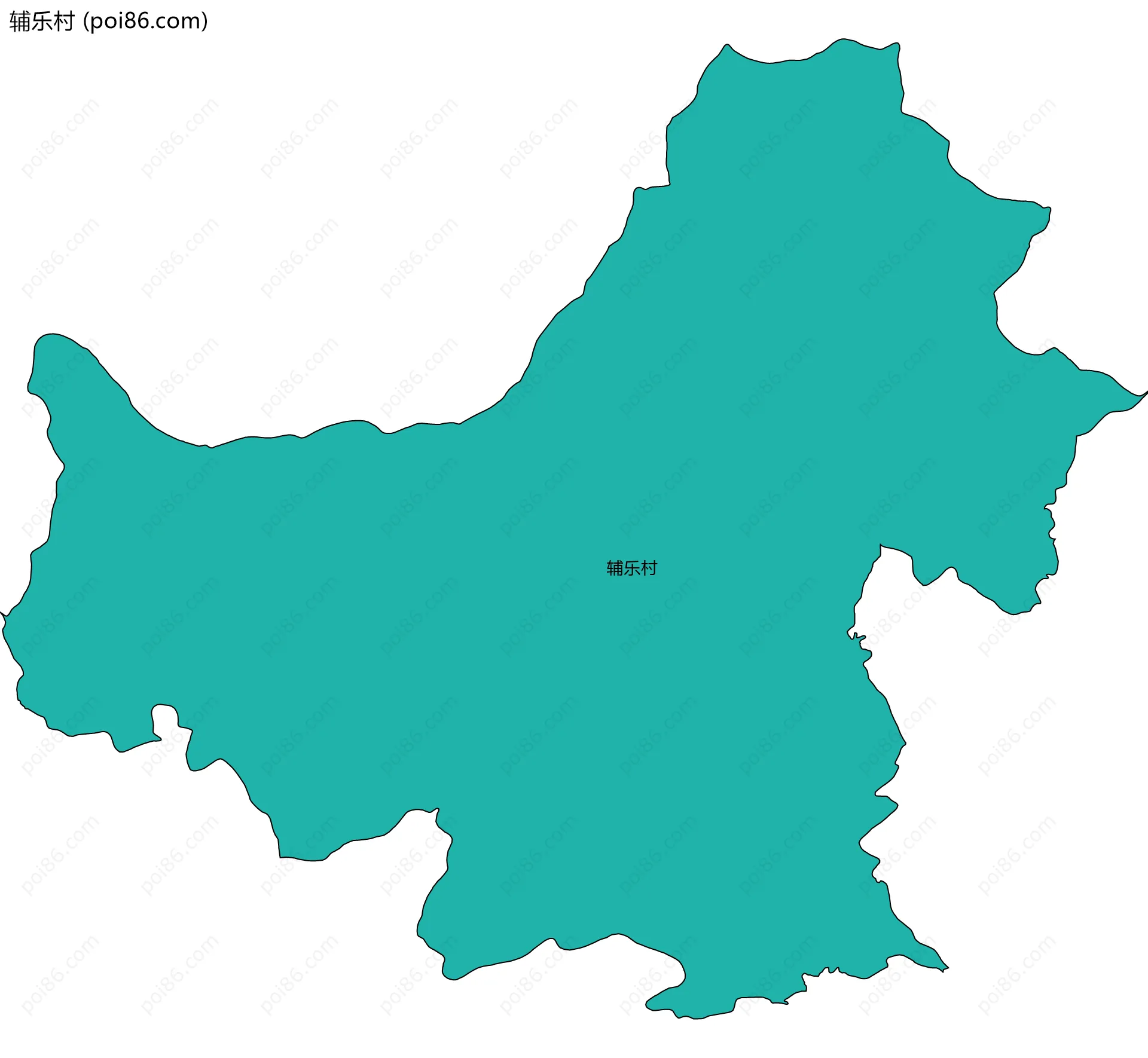 辅乐村边界地图