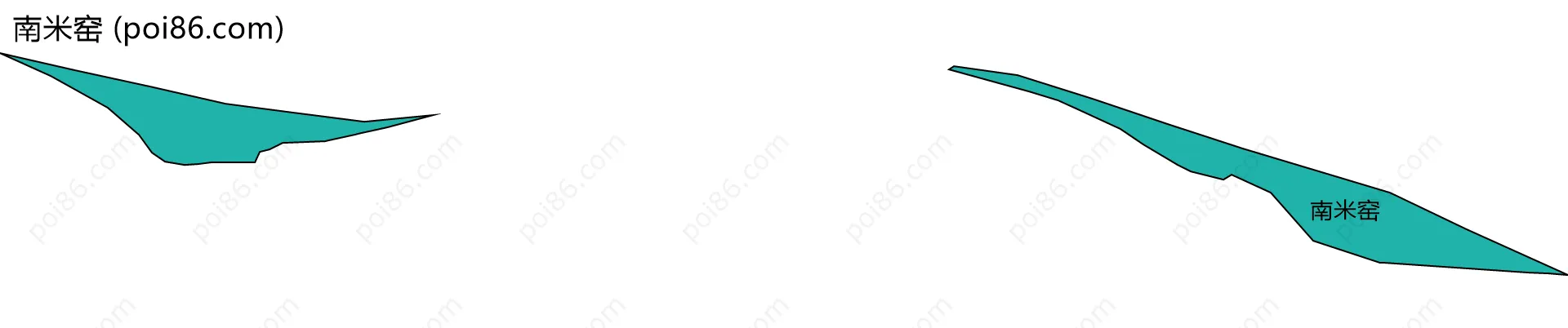 南米窑边界地图