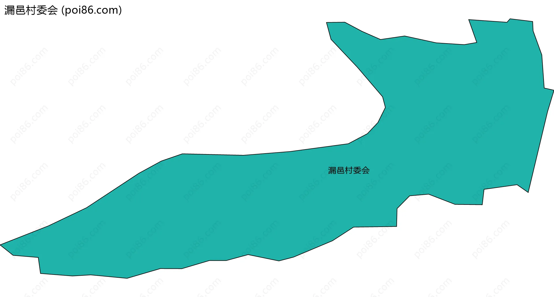 漏邑村委会边界地图