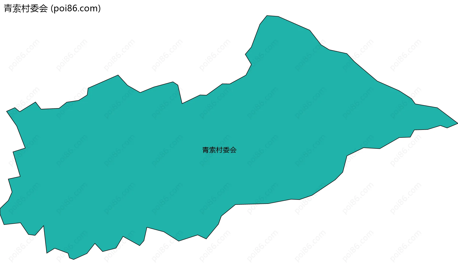 青索村委会边界地图