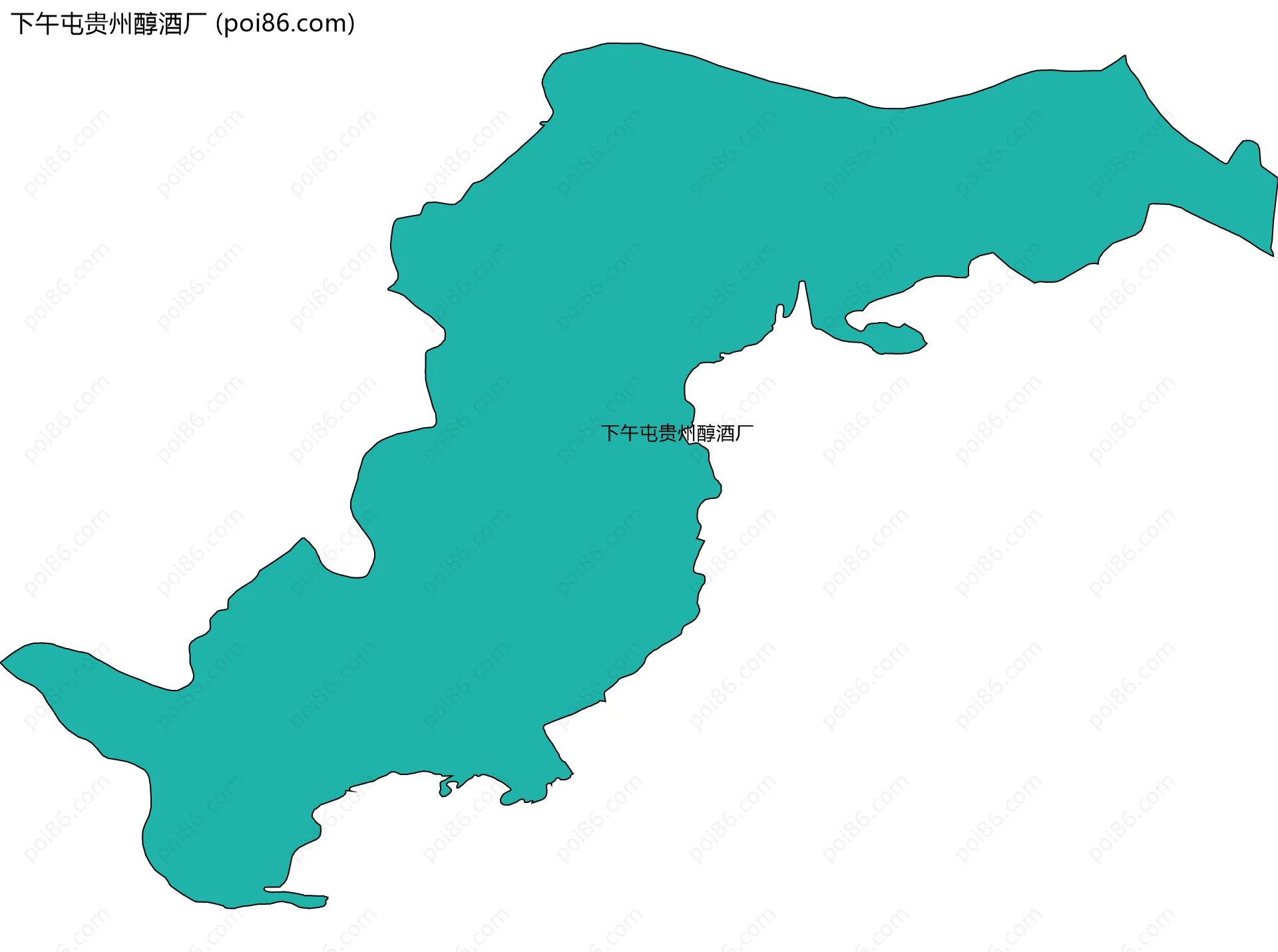 下午屯贵州醇酒厂边界地图