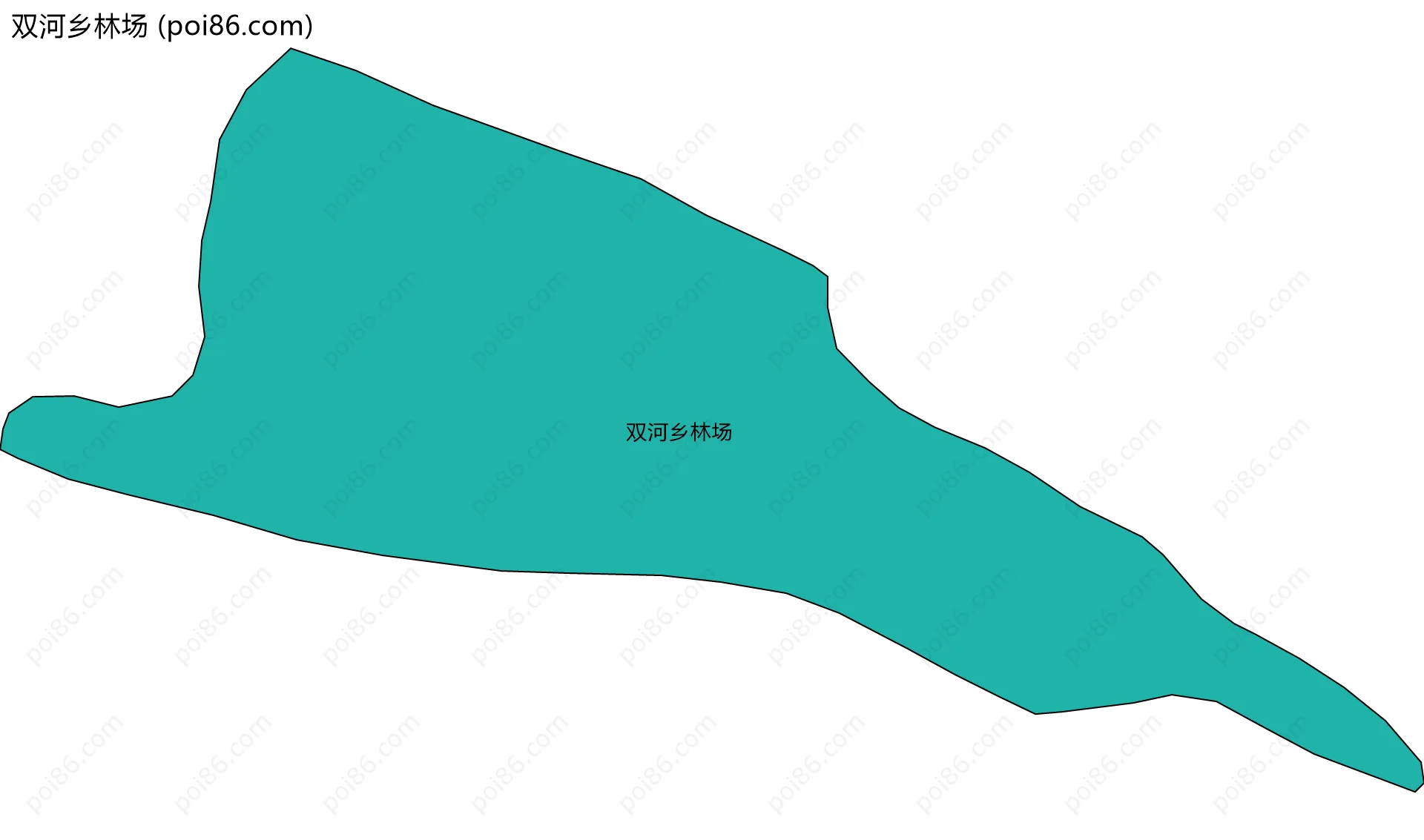 双河乡林场边界地图