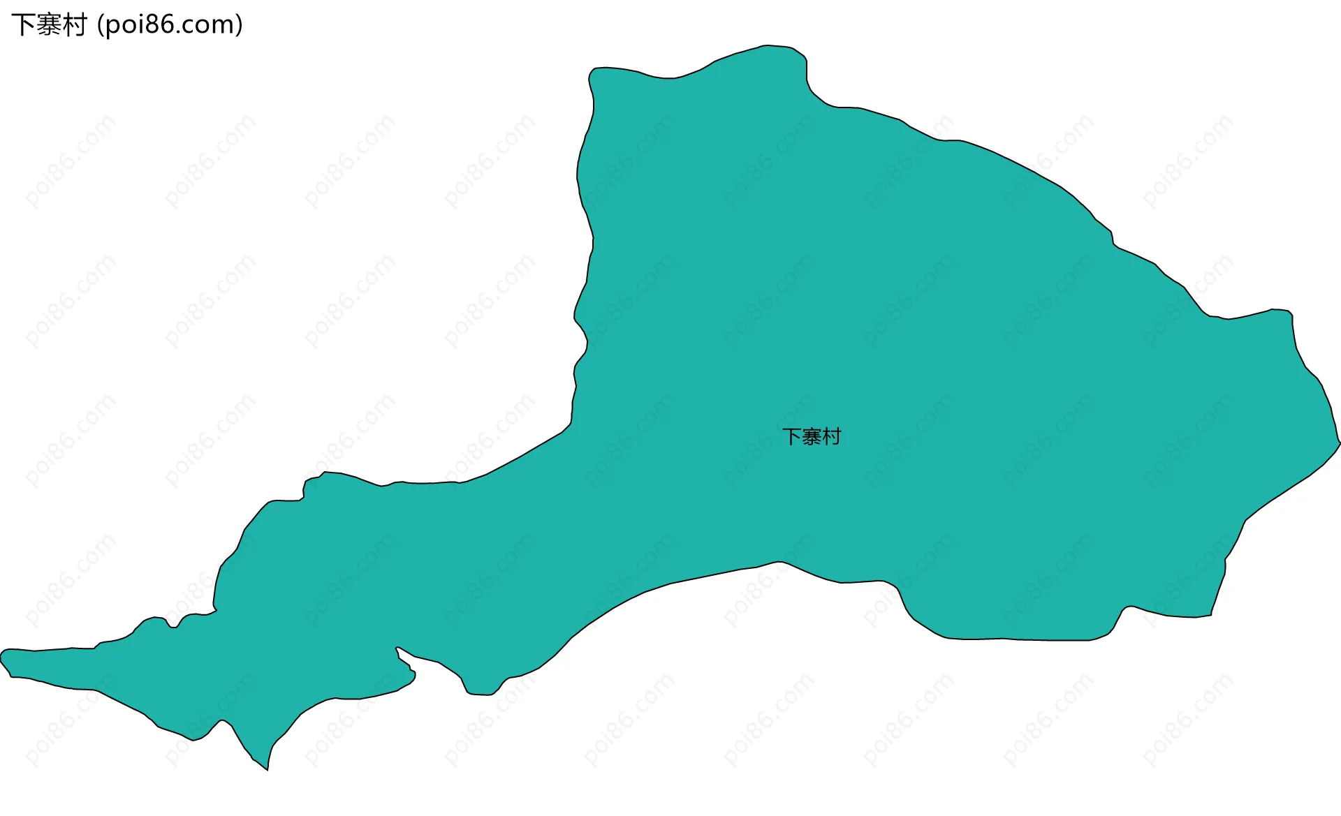 下寨村边界地图