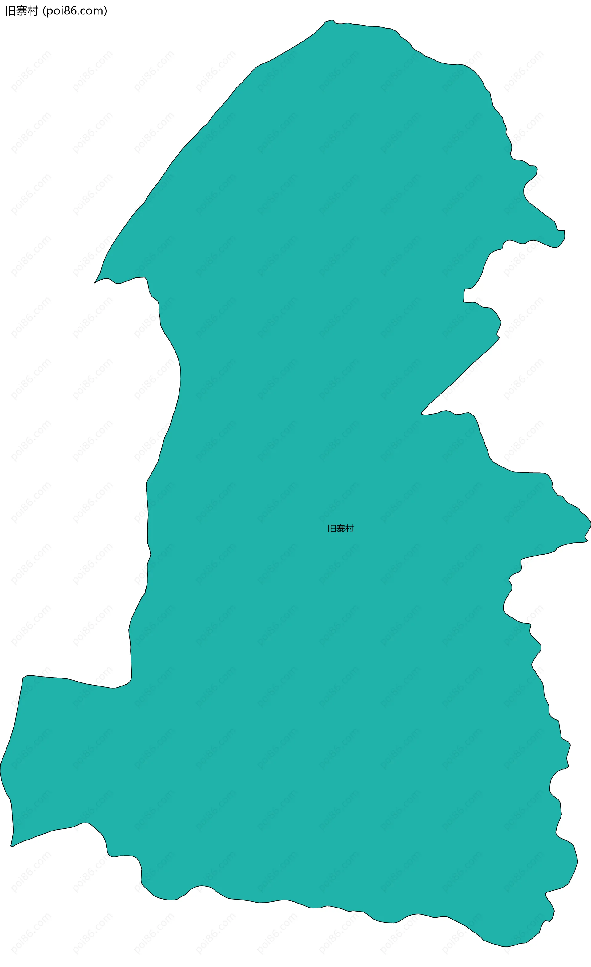 旧寨村边界地图