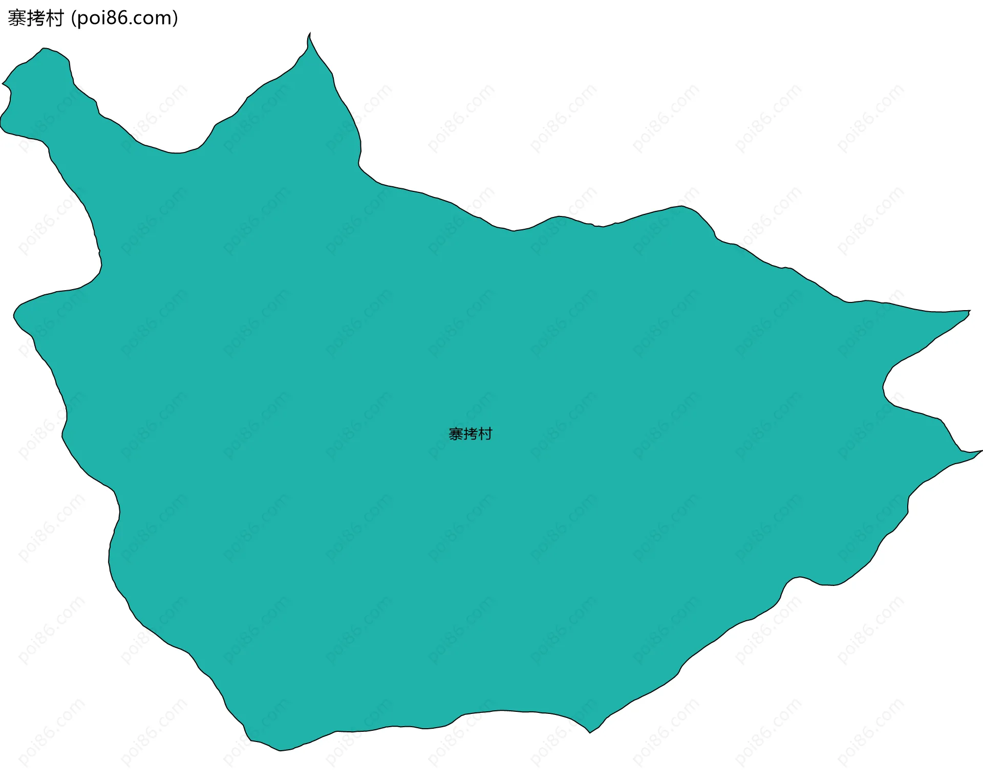 寨拷村边界地图
