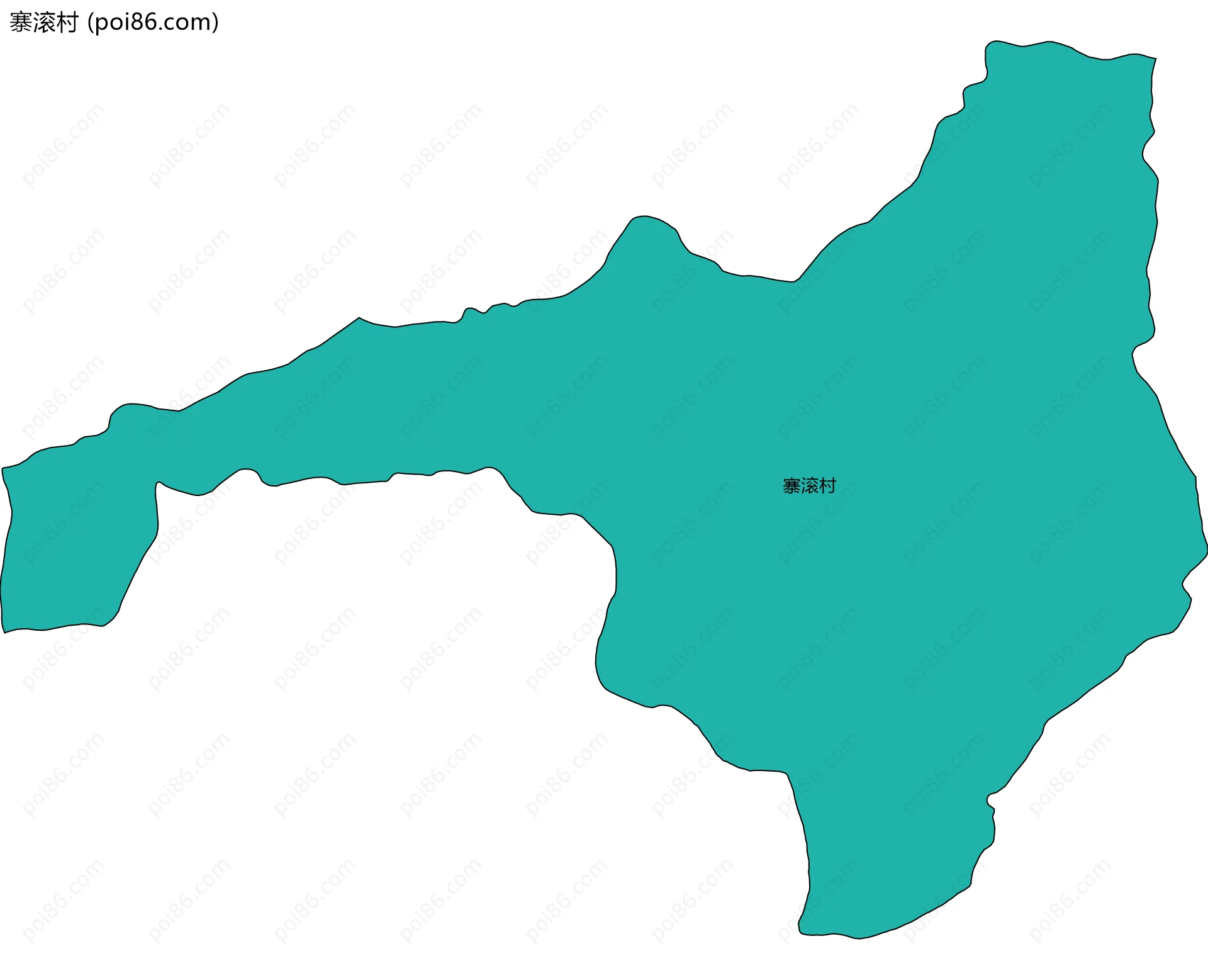 寨滚村边界地图