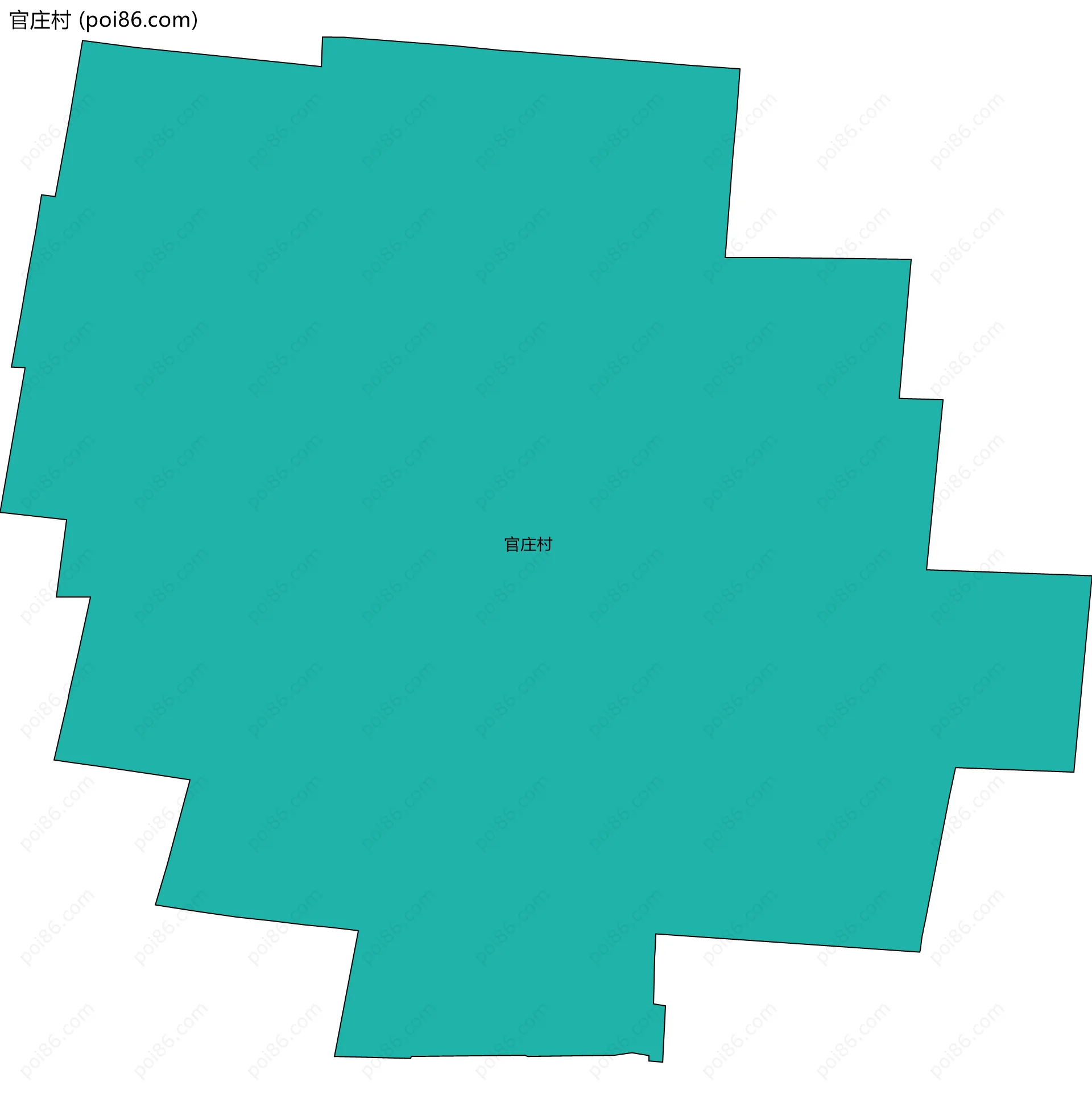 官庄村边界地图