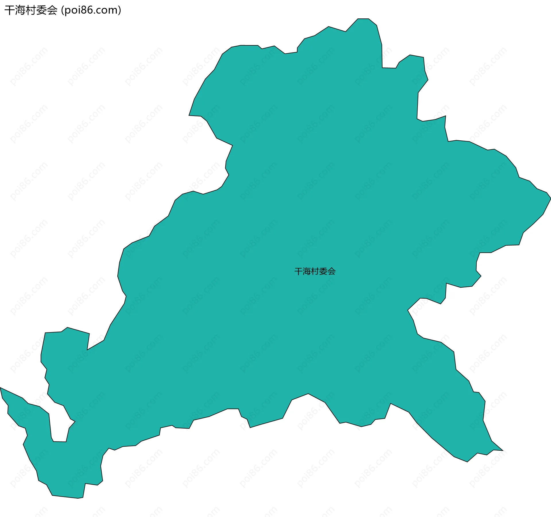 干海村委会边界地图