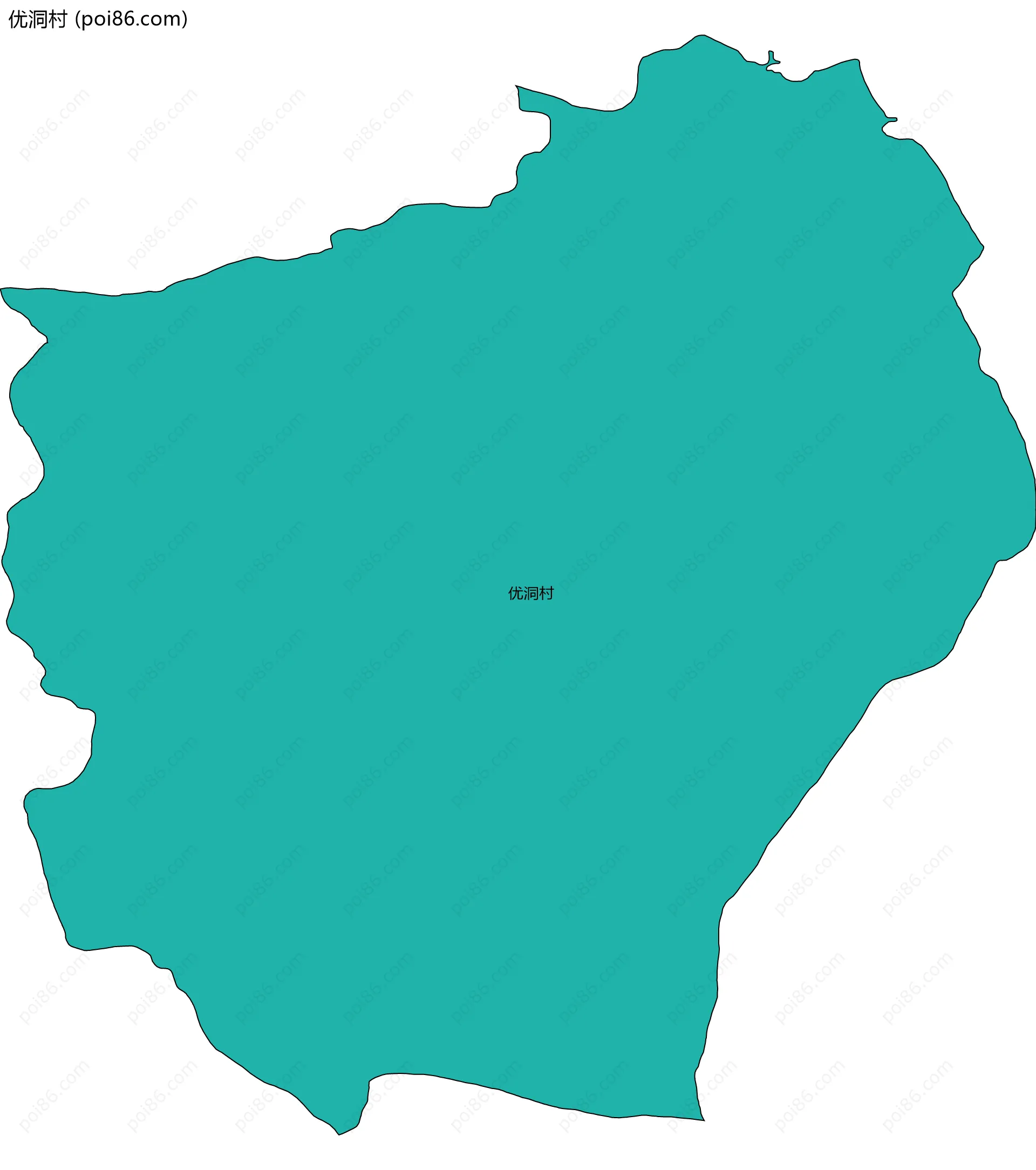 优洞村边界地图