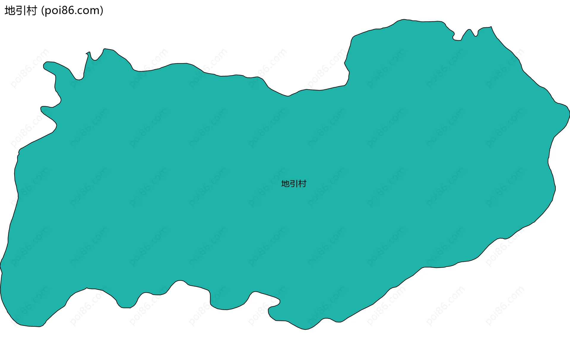 地引村边界地图