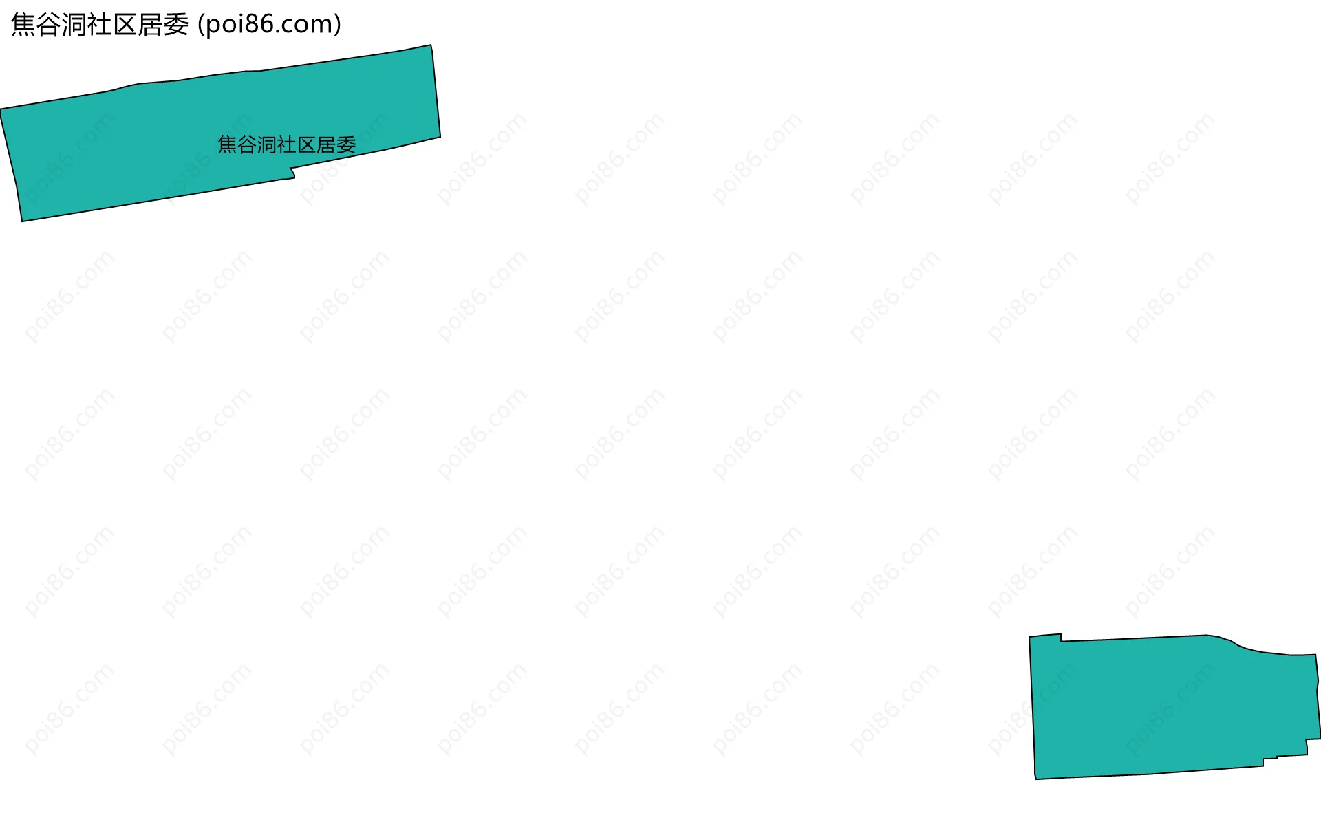 焦谷洞社区居委边界地图