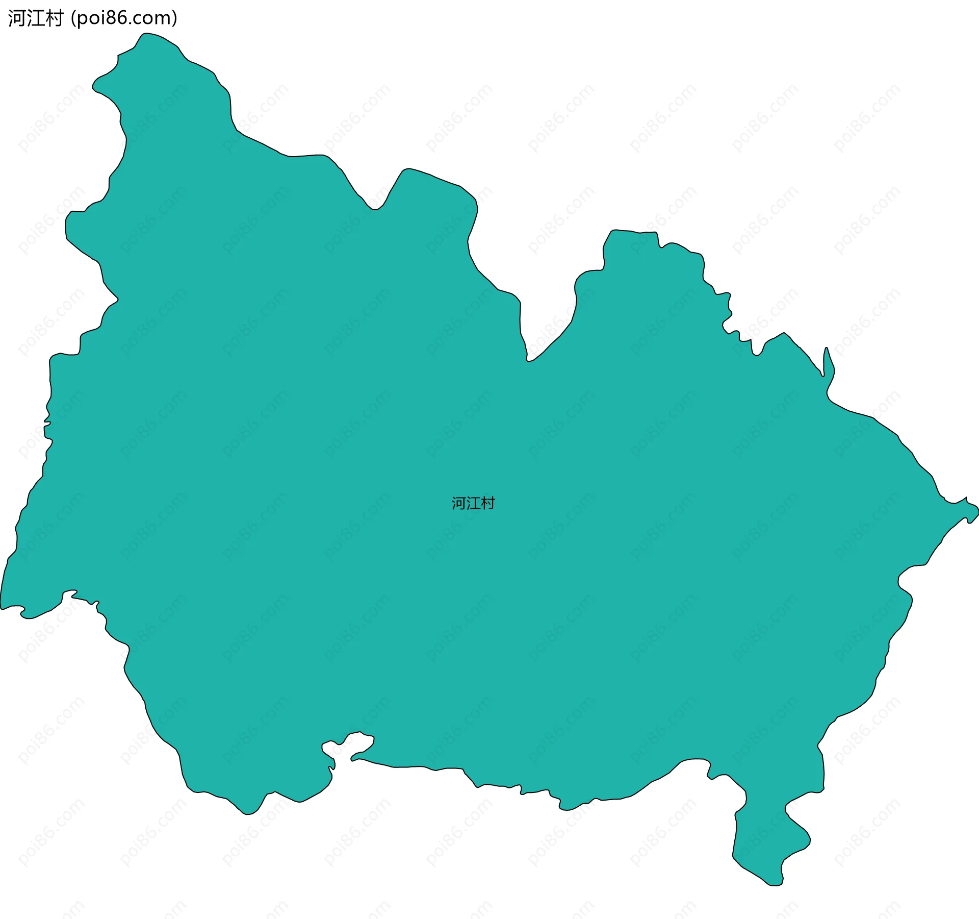河江村边界地图