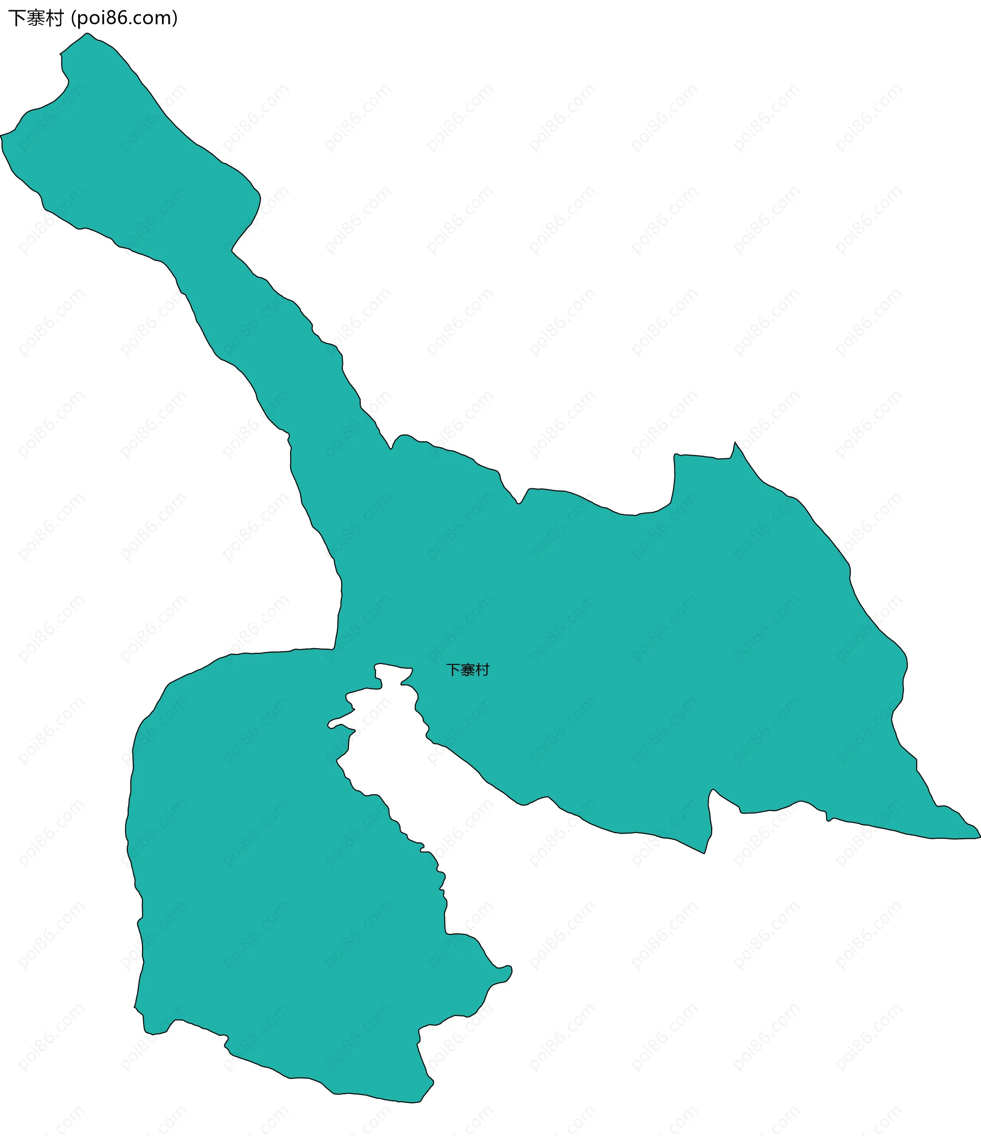 下寨村边界地图