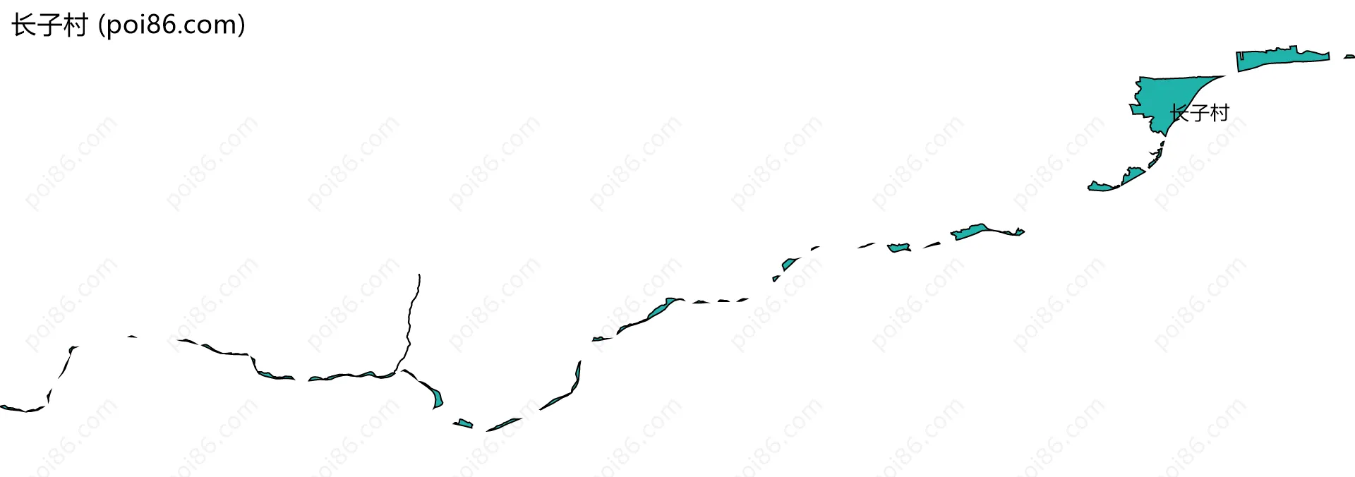 长子村边界地图