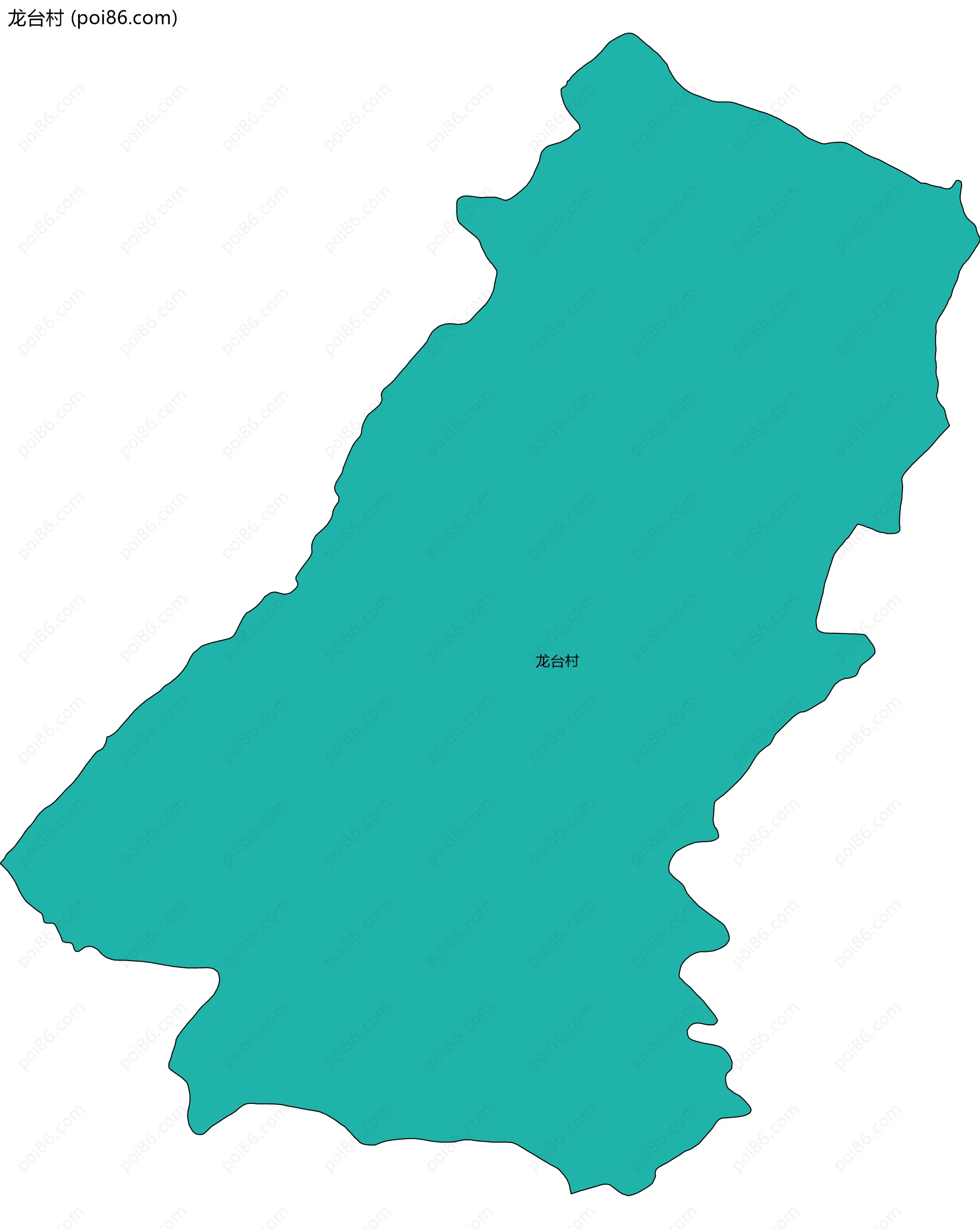 龙台村边界地图