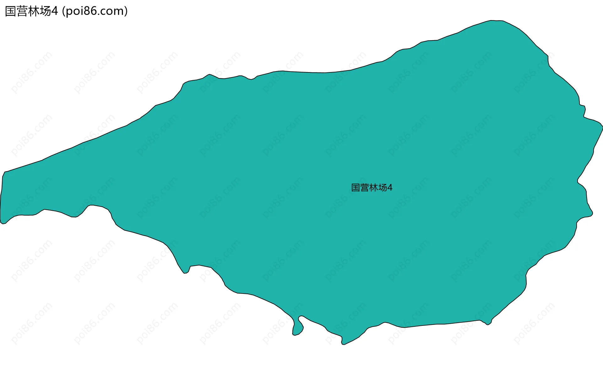 国营林场4边界地图