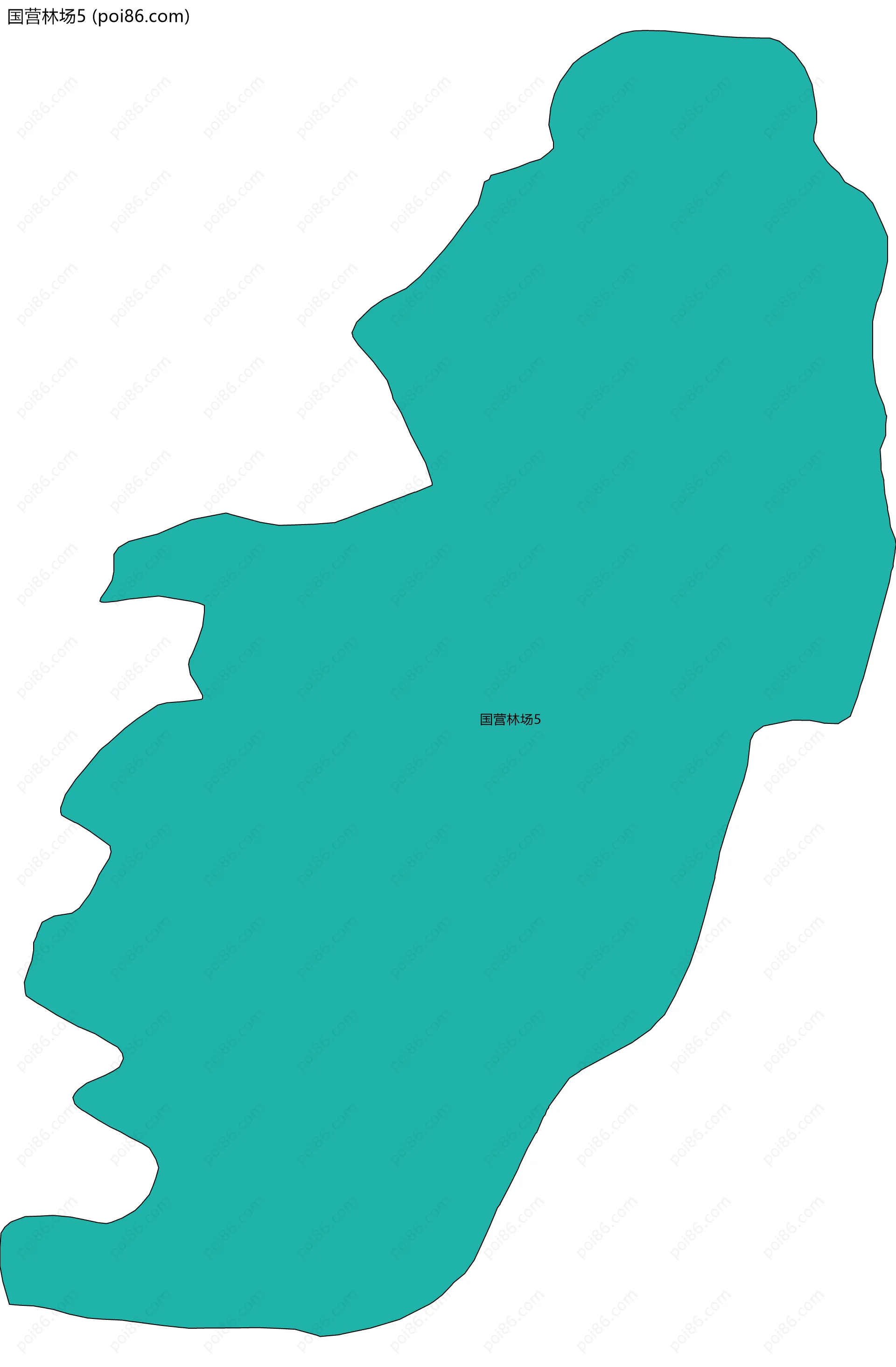 国营林场5边界地图