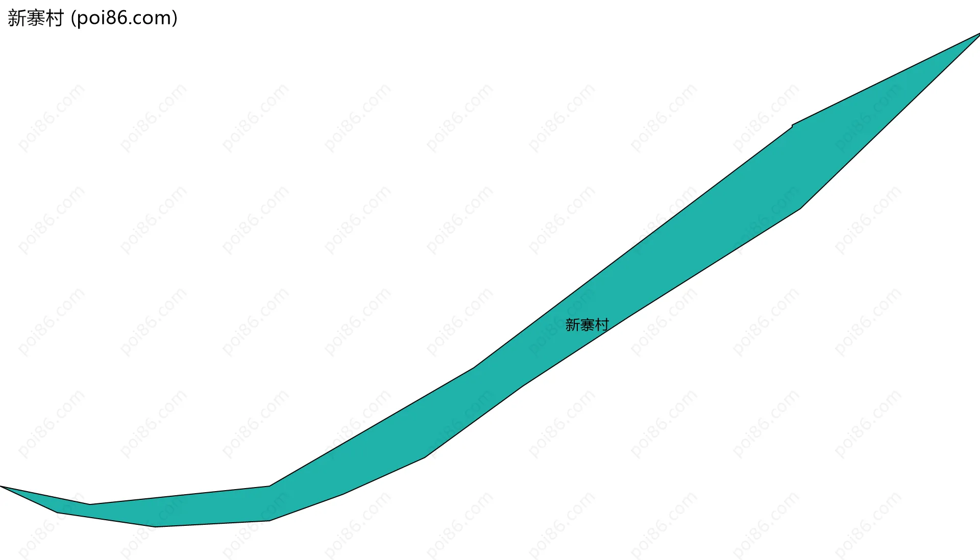 新寨村边界地图