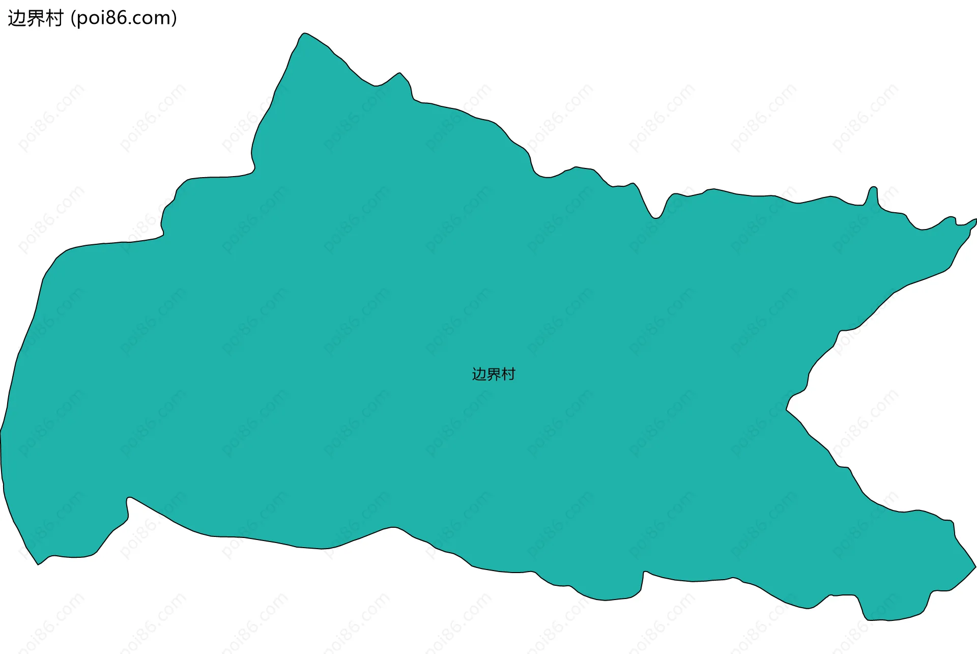 边界村边界地图